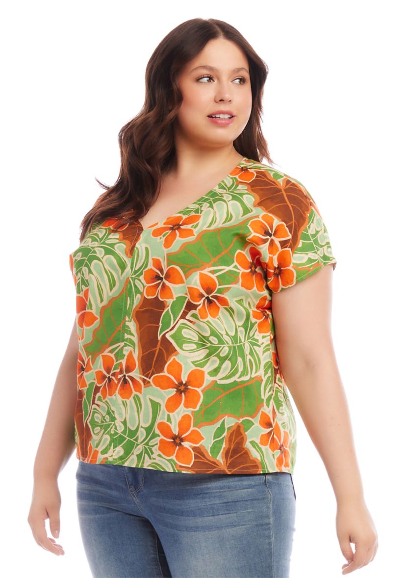 Plus Size Dolman Sleeve Top