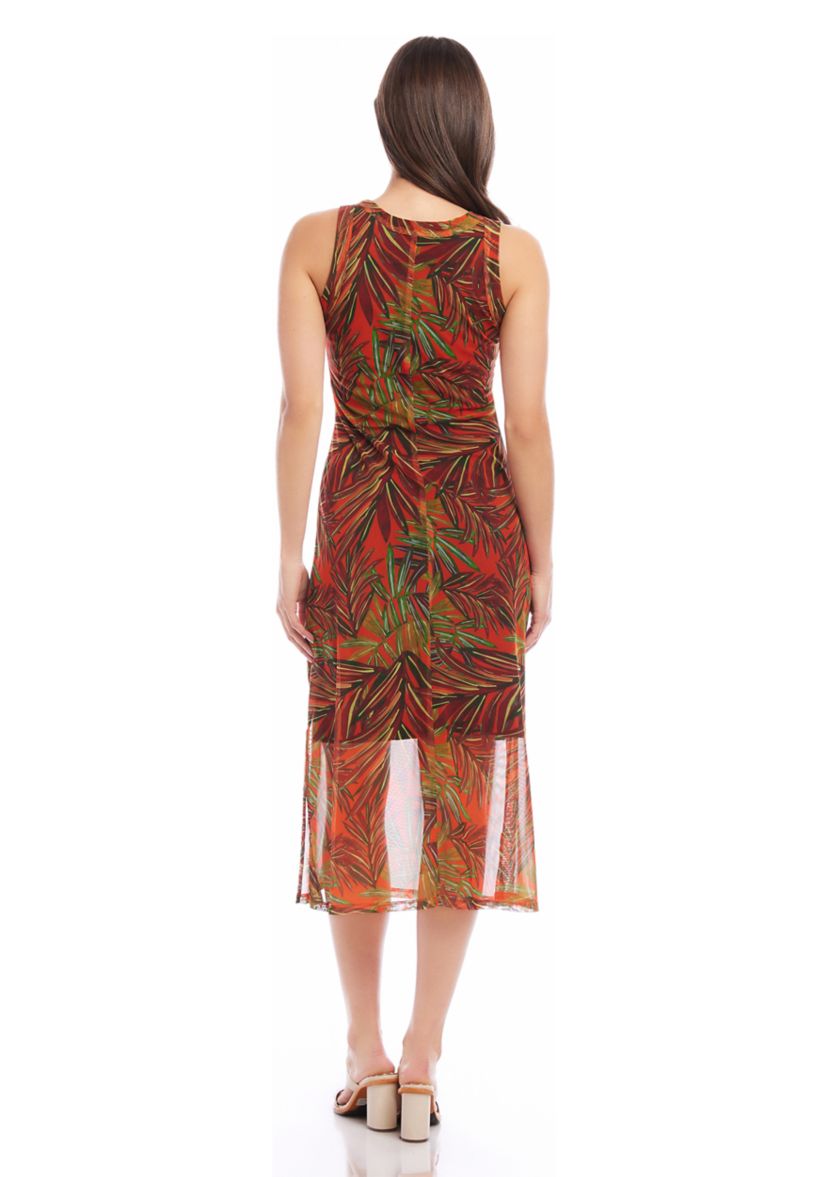 Petite Scoop Neck Midi Dress