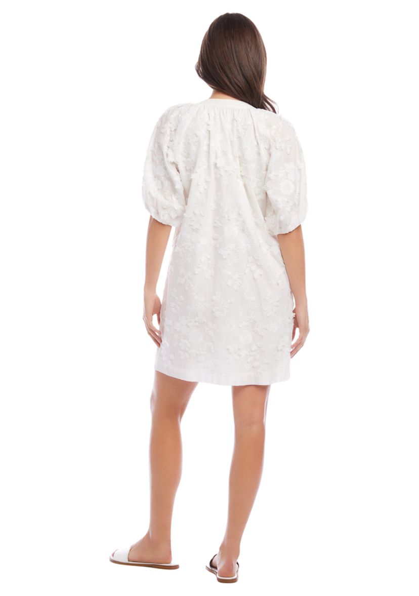 Womens Embroidered Tassel Dress