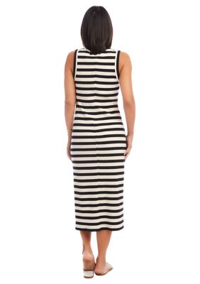 Women's Stripe Midi Column Dress