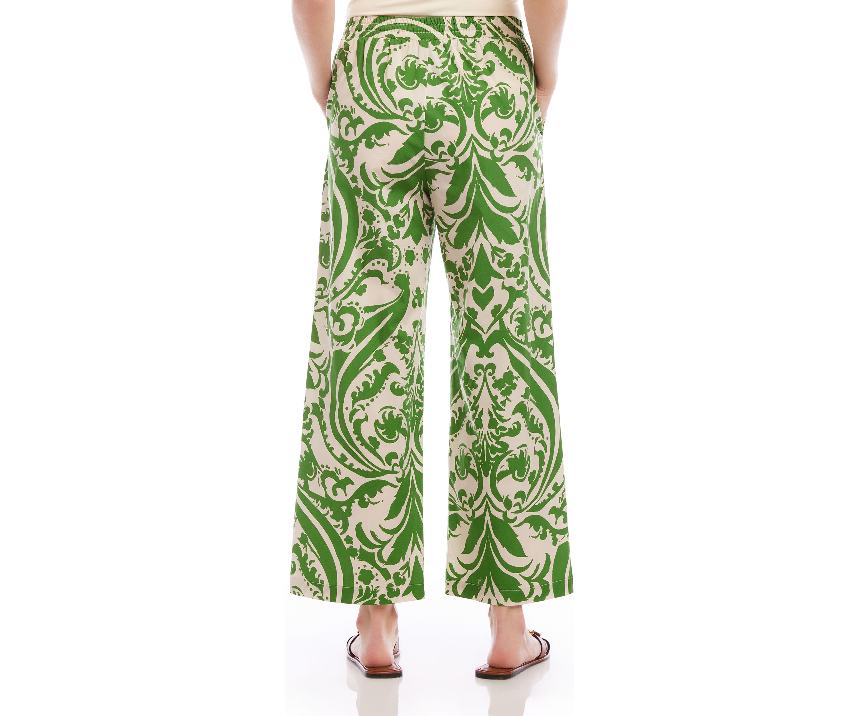 Womens Printed Drawstring Pants