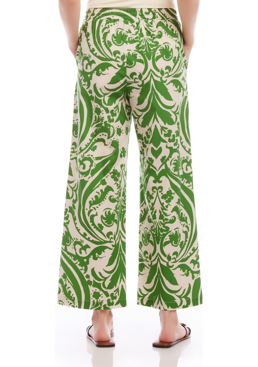 Womens Printed Drawstring Pants
