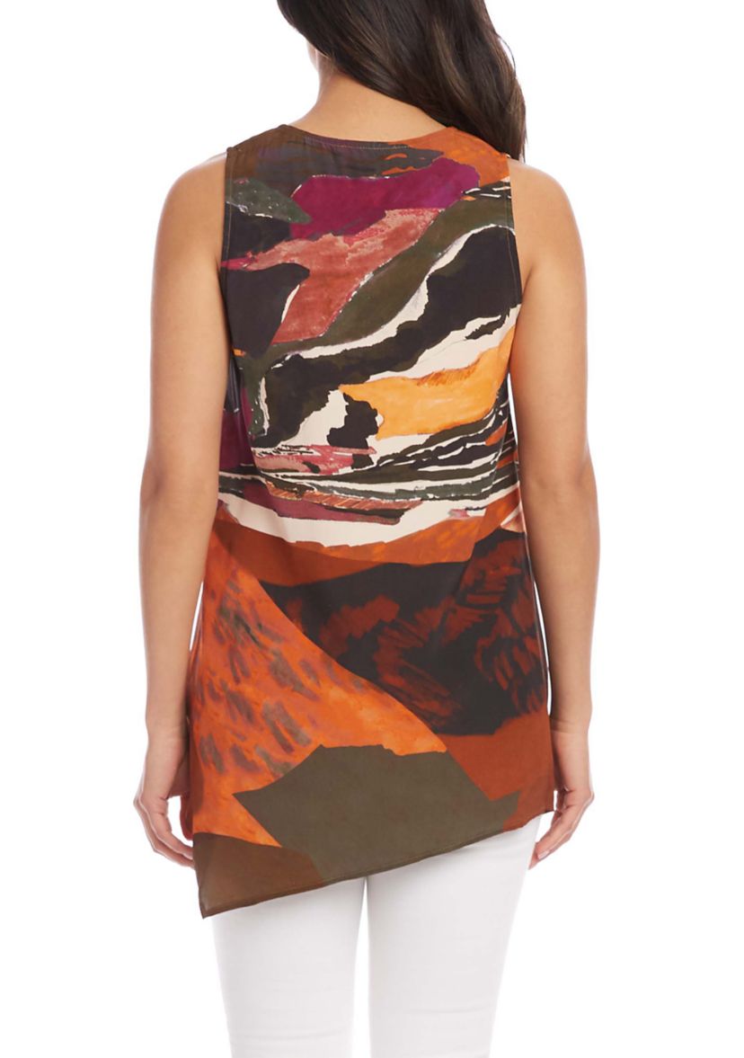 Womens Asymmetric Hem Tank 