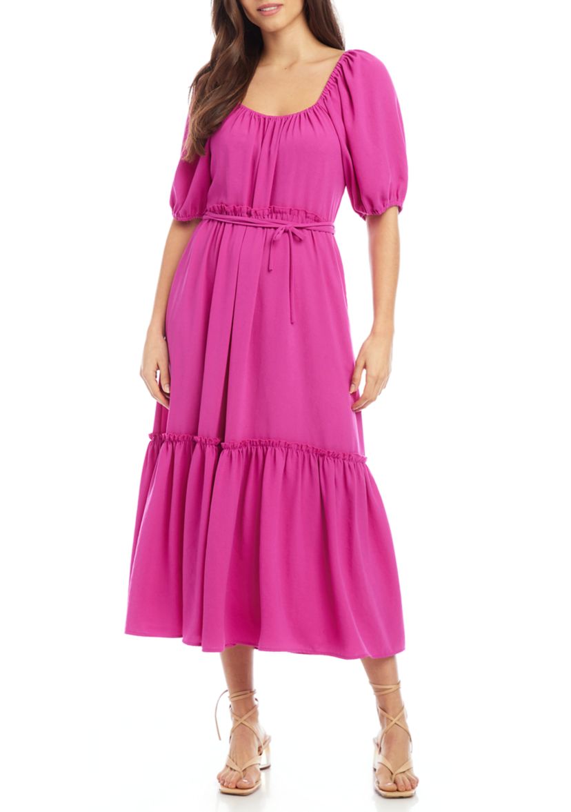 Womens Puff Sleeve Dress