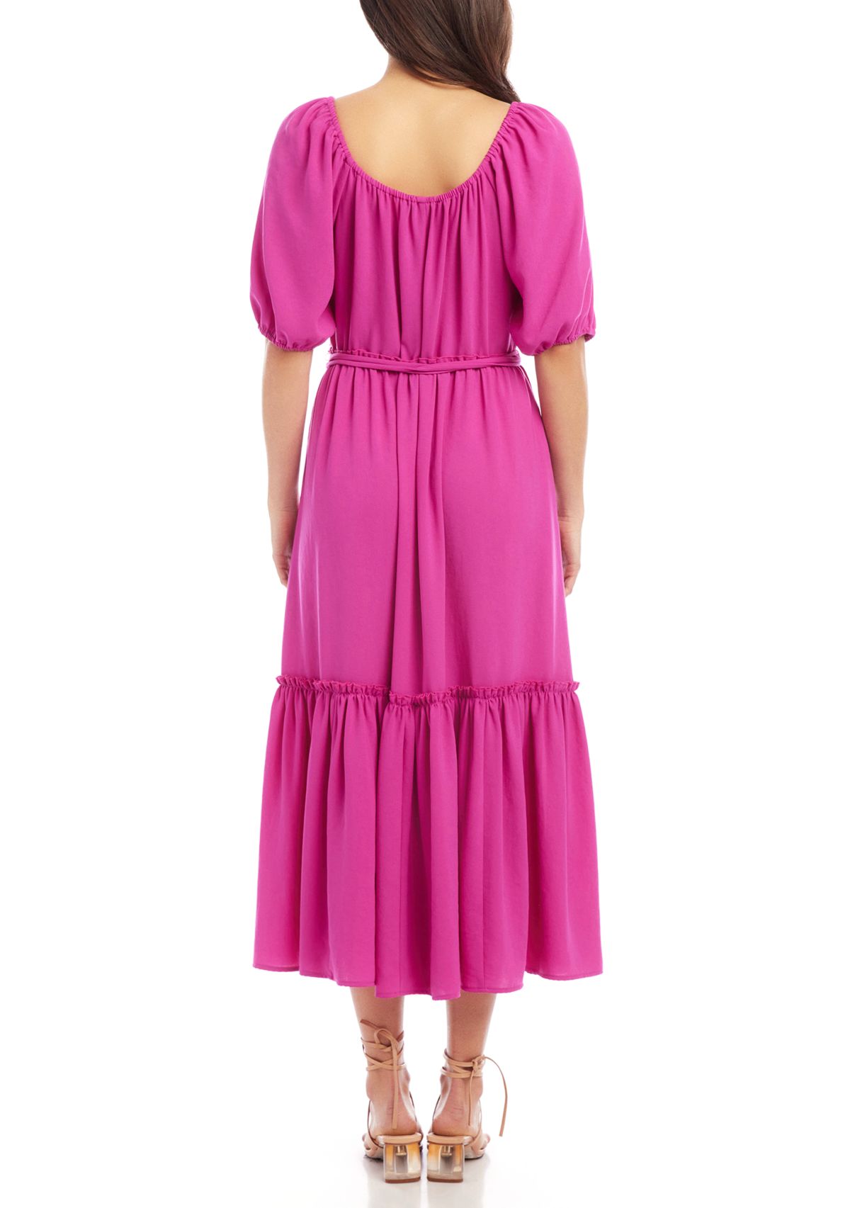 Womens Puff Sleeve Dress