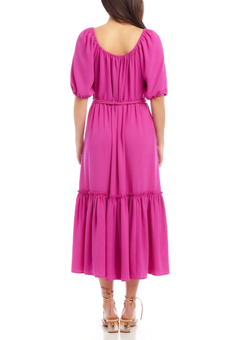 Womens Puff Sleeve Dress