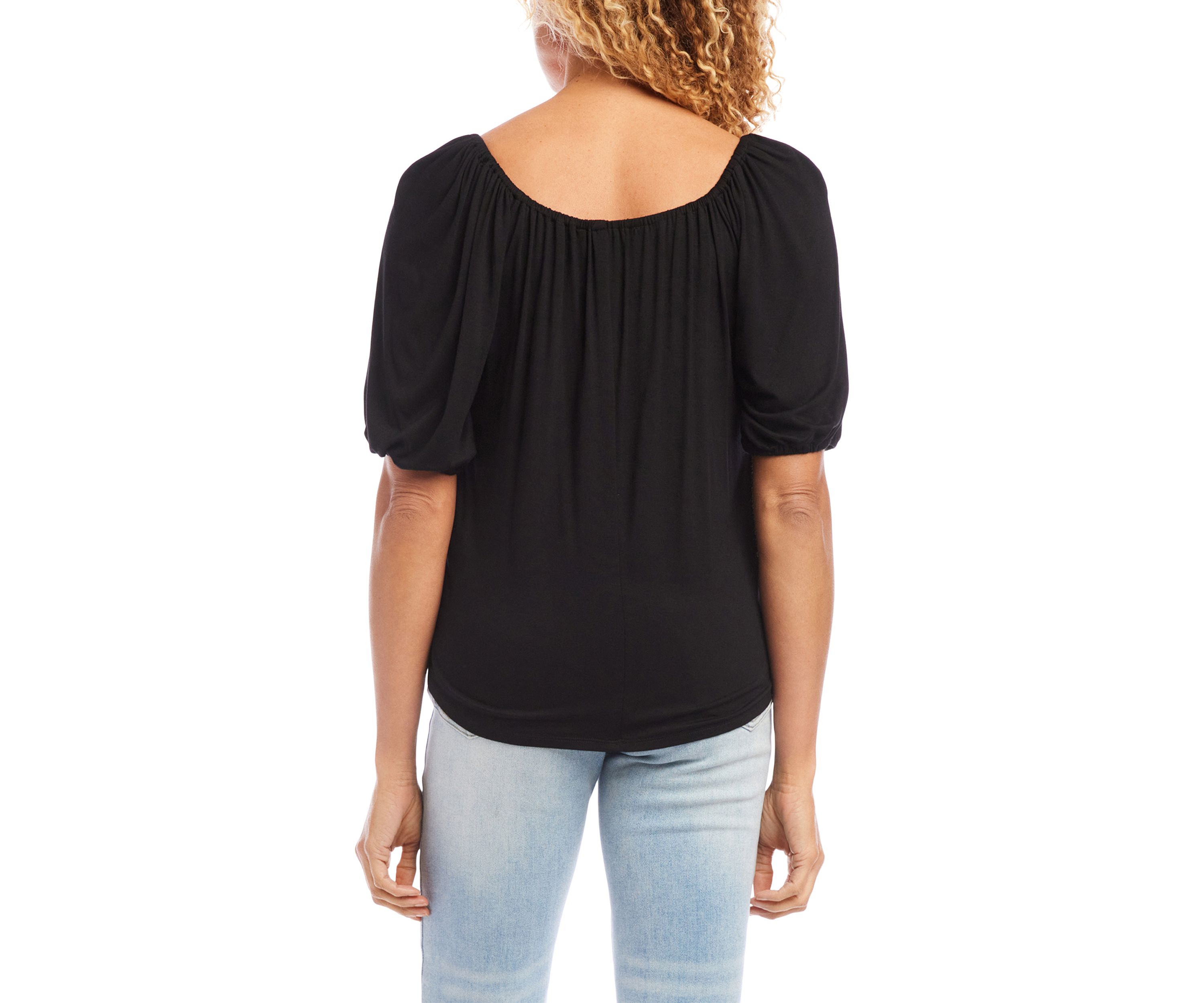 Knit Peasant Top