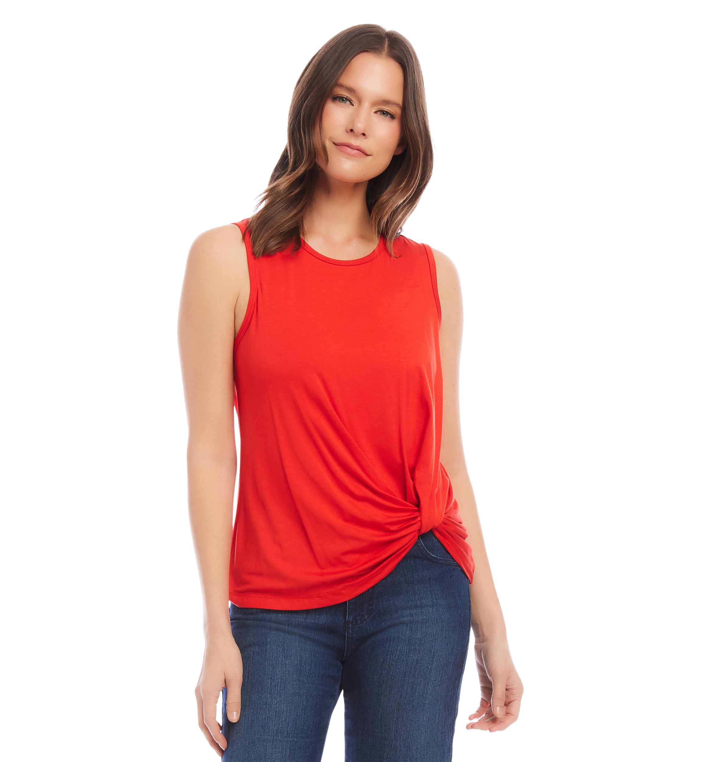 Womens Sleeveless Pick Up Top