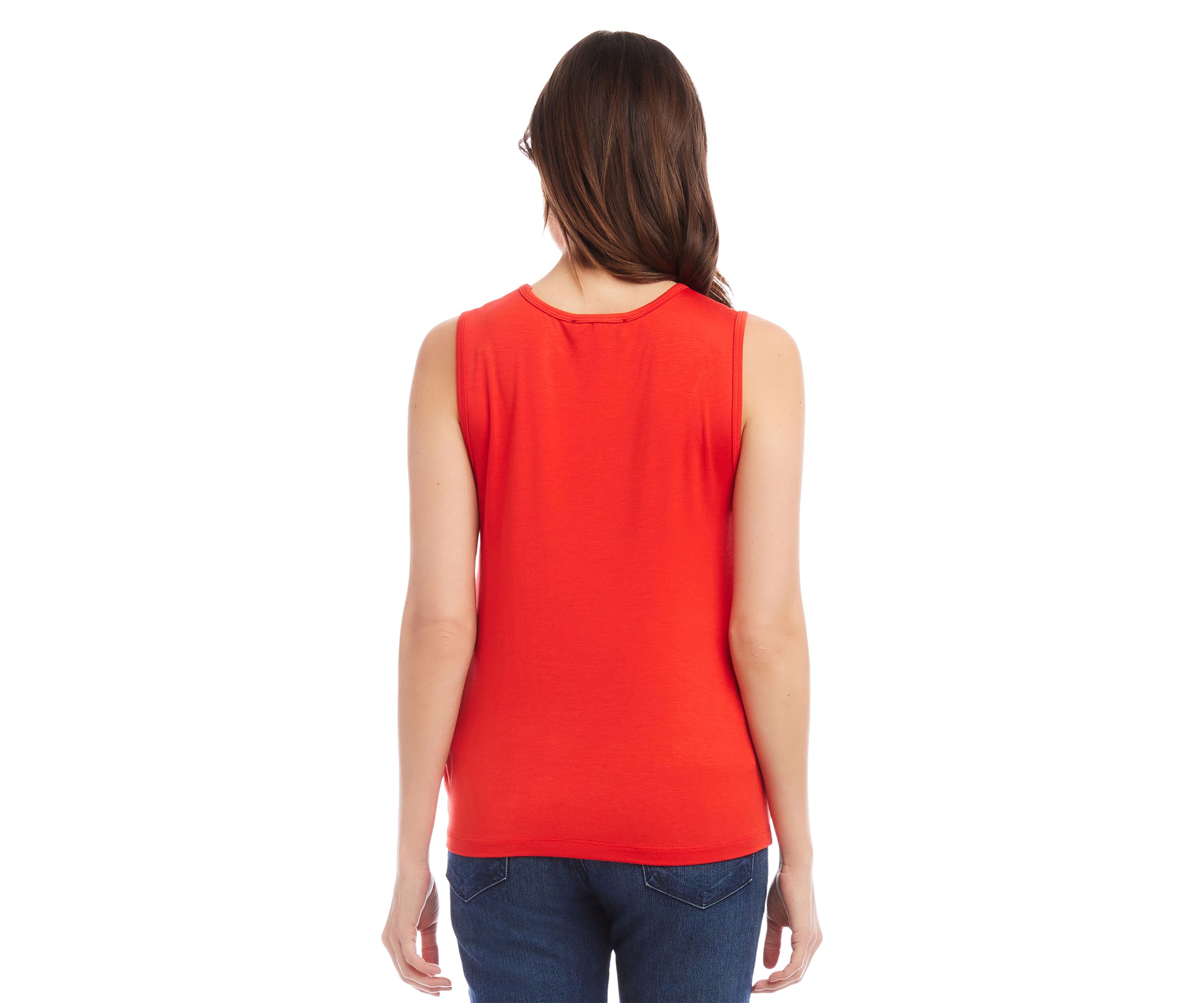 Womens Sleeveless Pick Up Top
