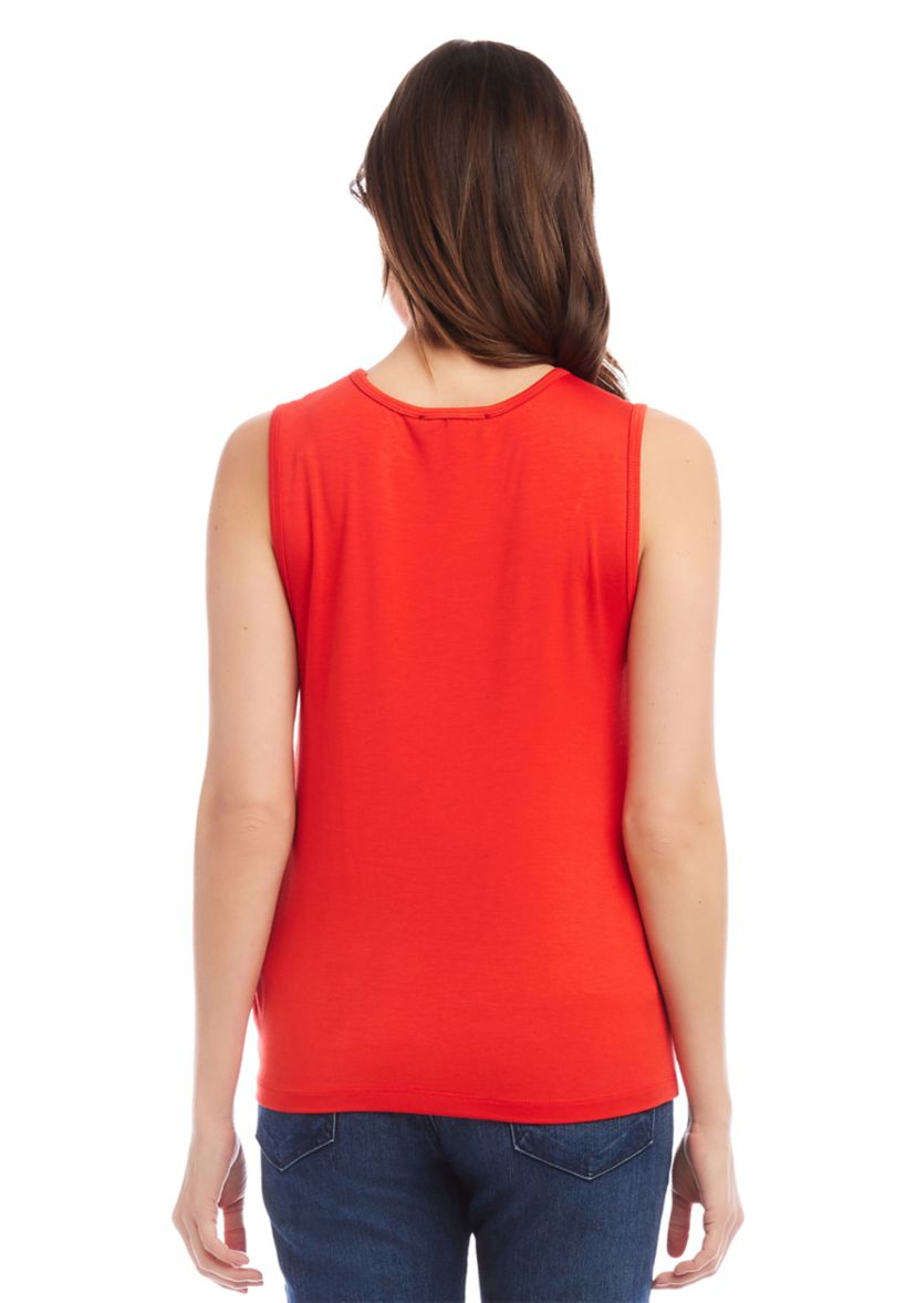 Womens Sleeveless Pick Up Top
