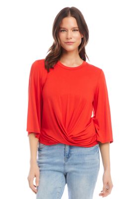 Women's Drape Front Top