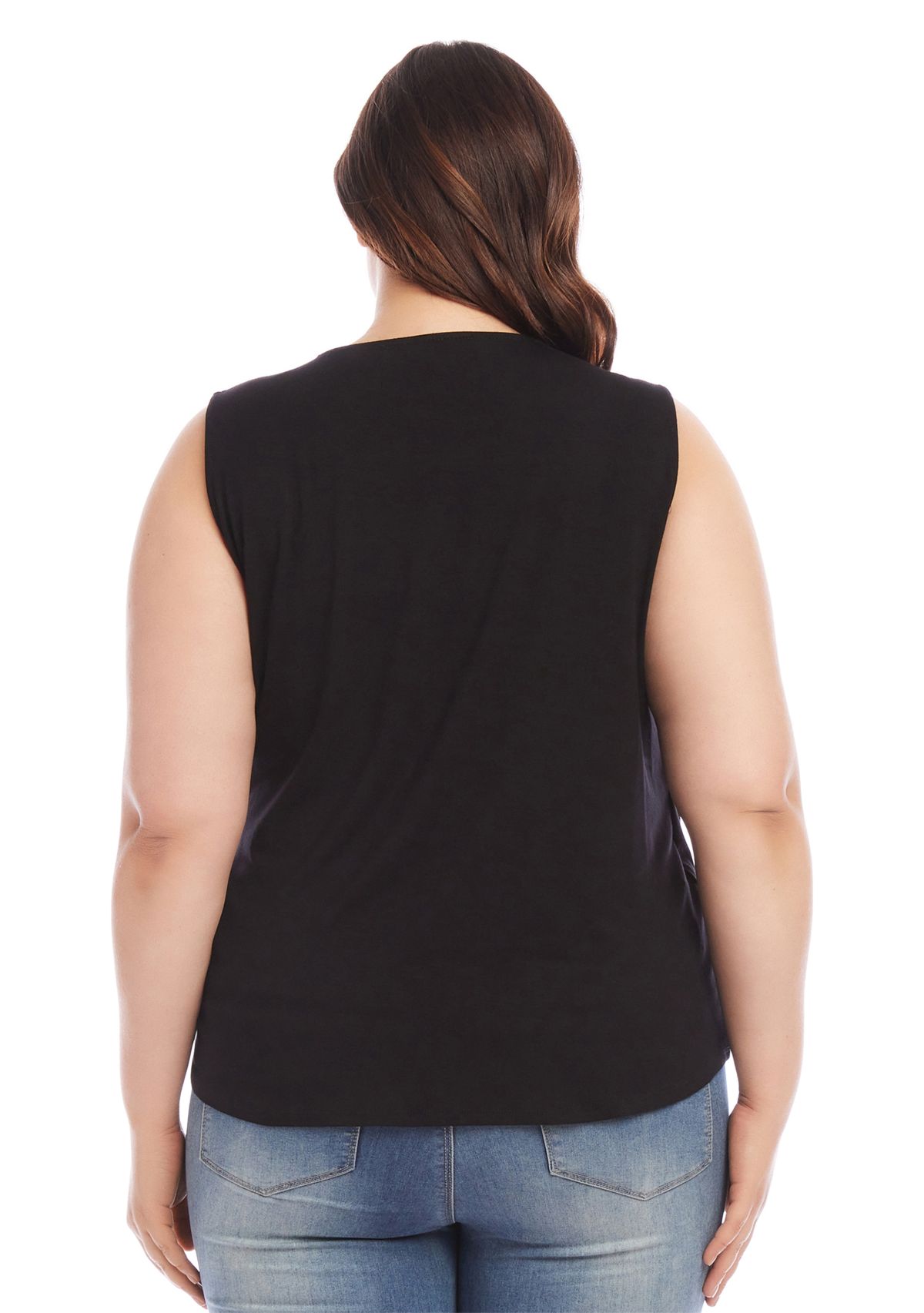 Plus Size Side Drape Top