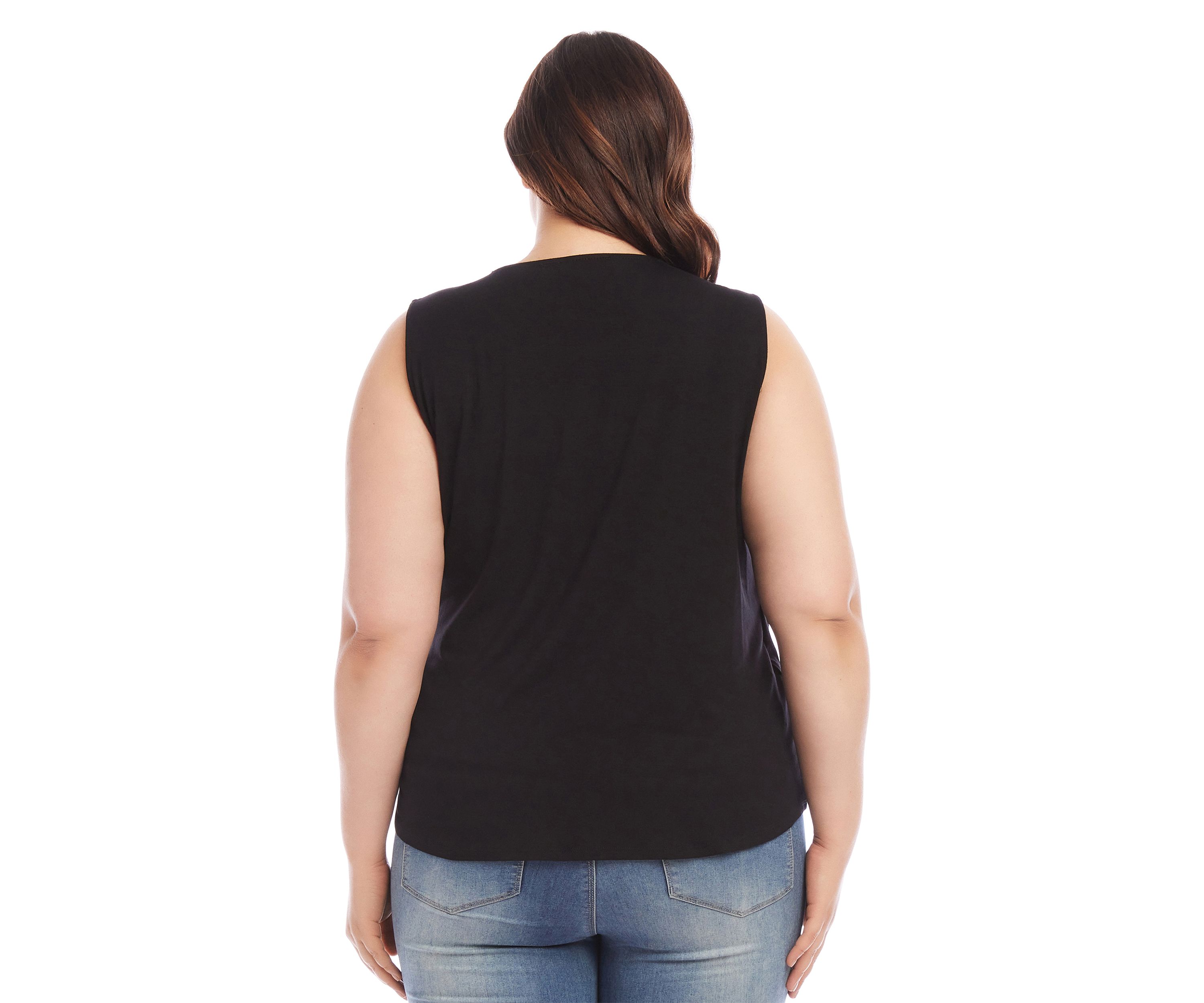 Plus Size Side Drape Top