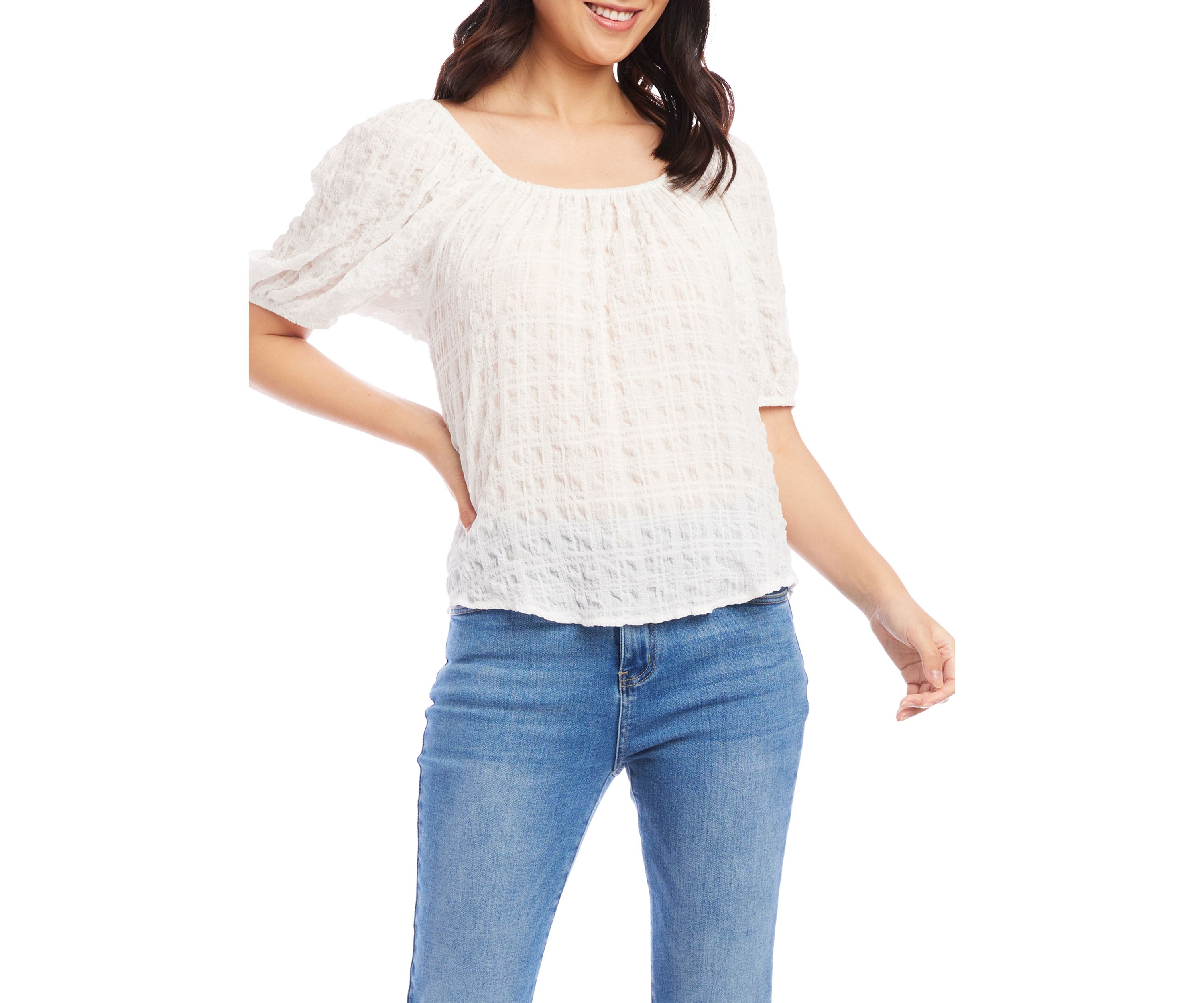 Womens Peasant Top