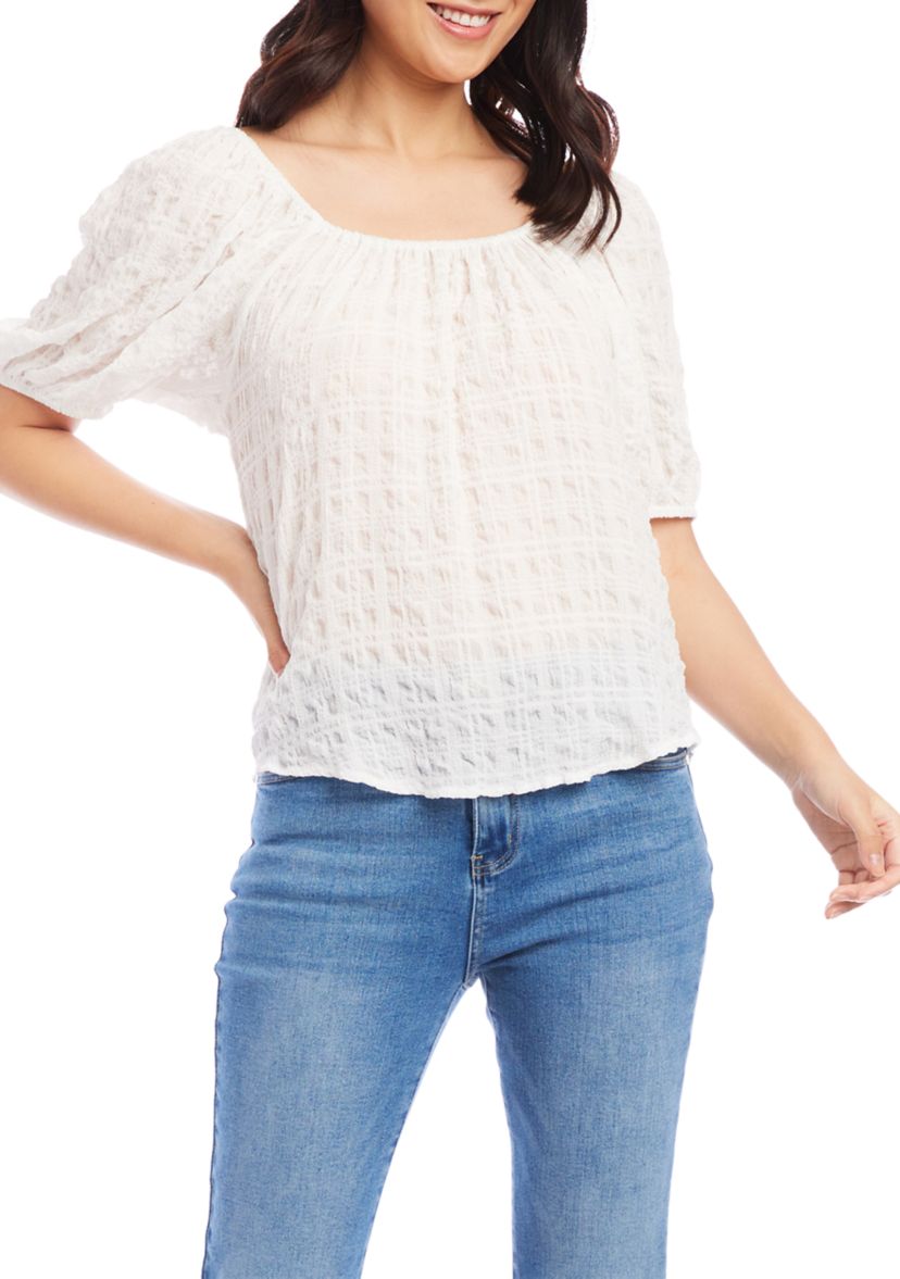 Womens Peasant Top