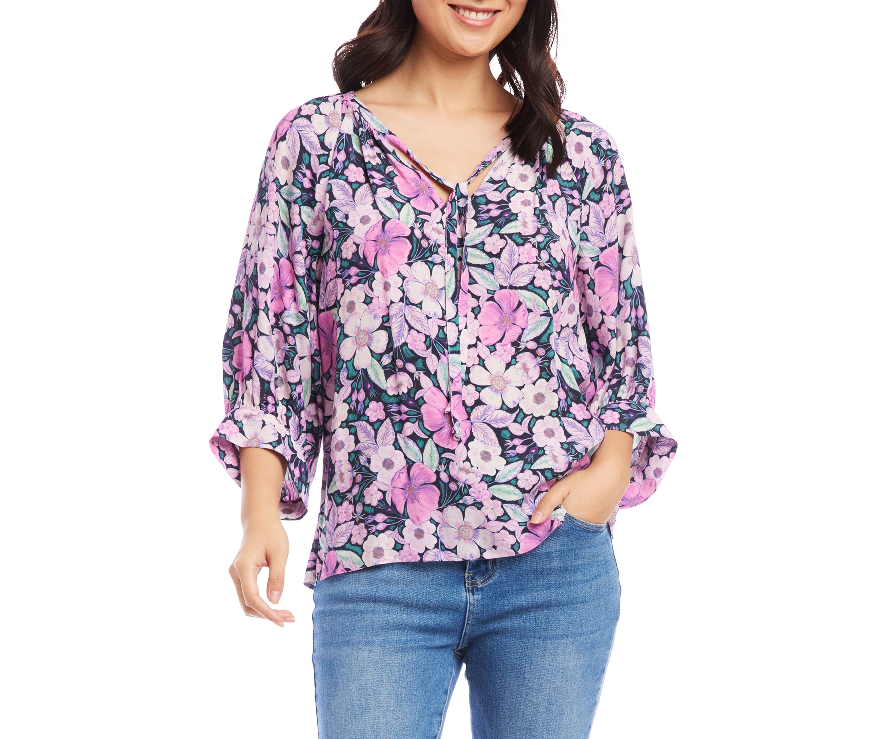Womens Blouson Sleeve Top