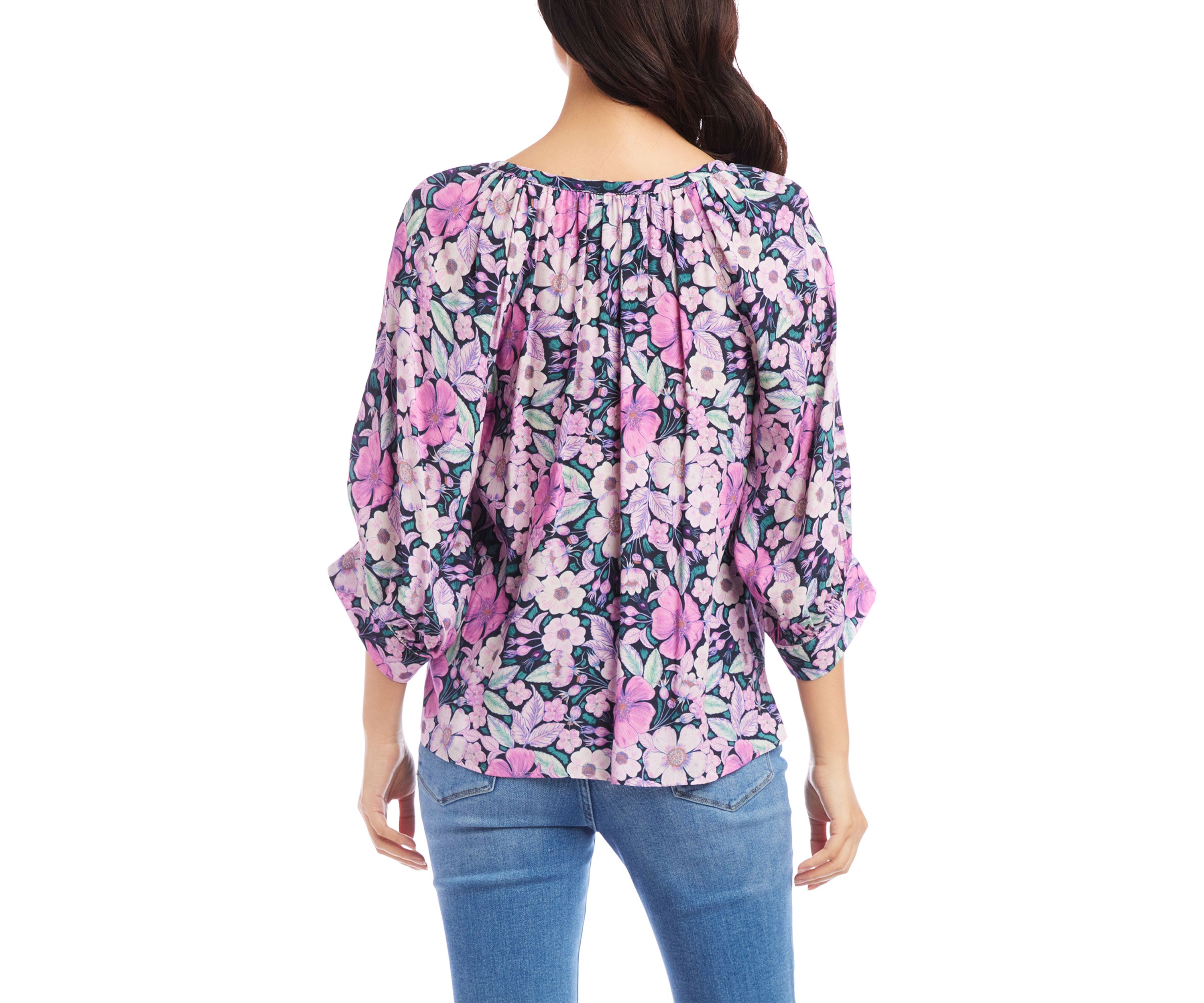Womens Blouson Sleeve Top