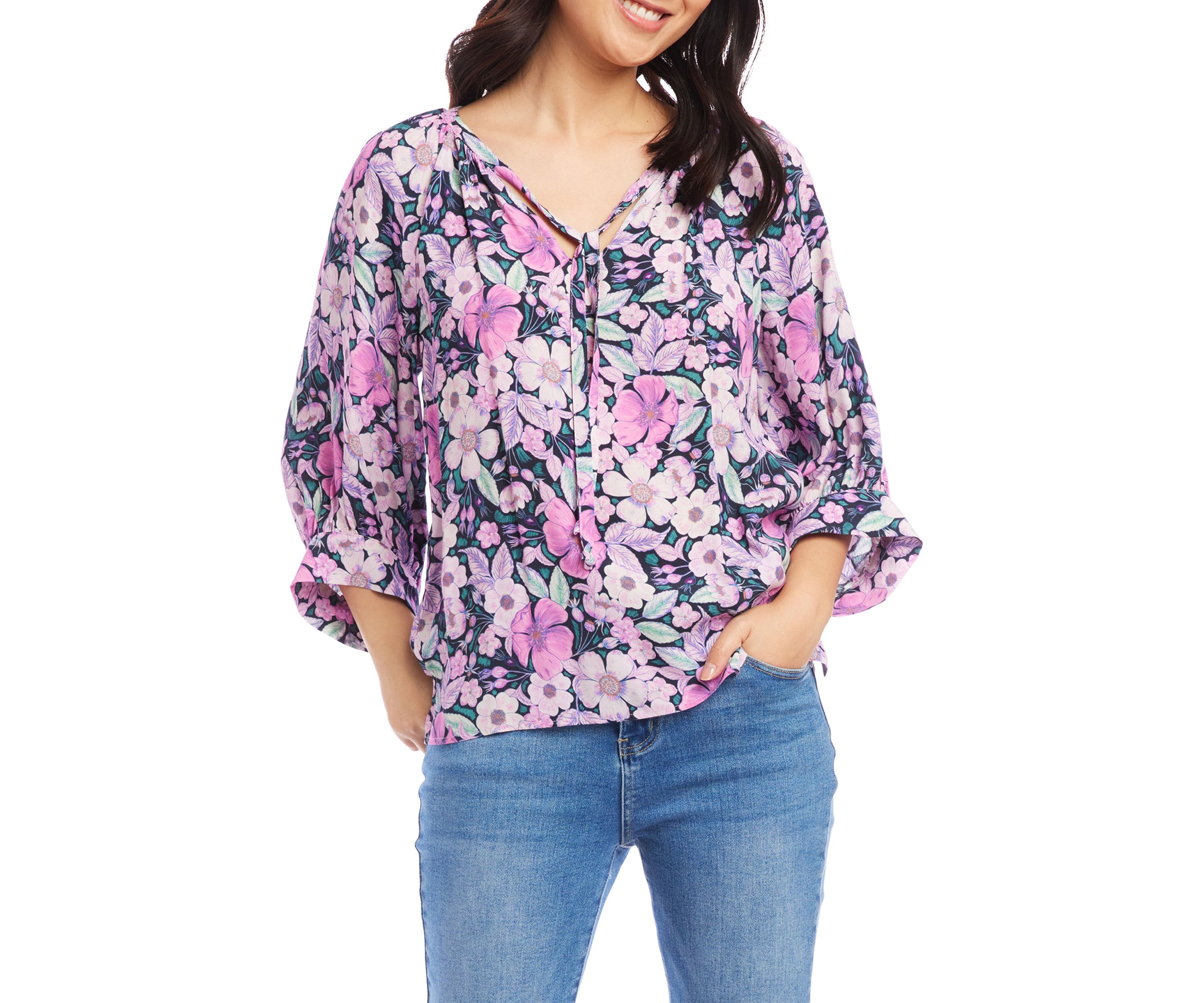 Womens Blouson Sleeve Top