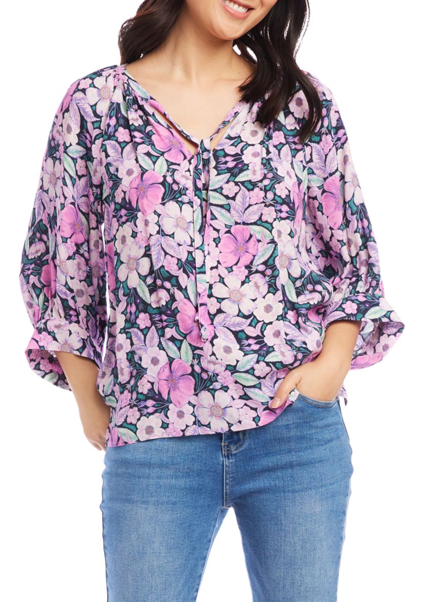 Womens Blouson Sleeve Top