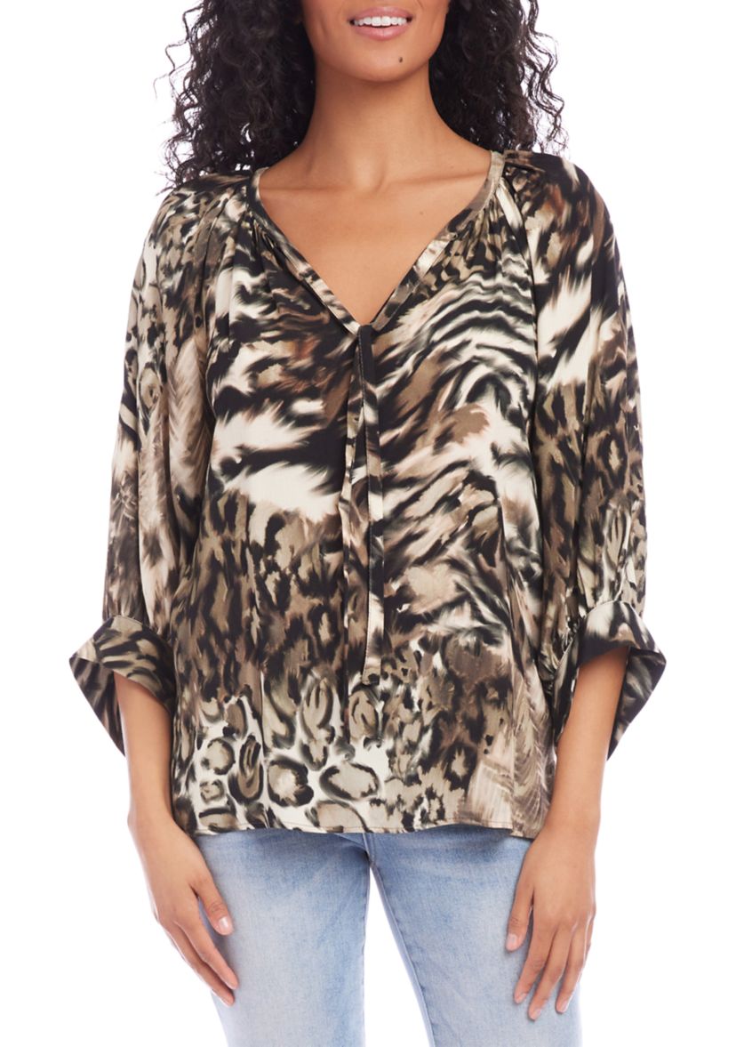 Womens Blouson Sleeve Top