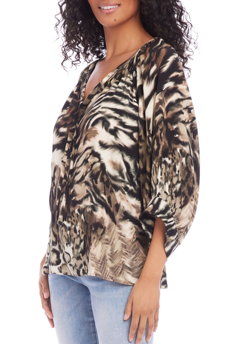 Womens Blouson Sleeve Top