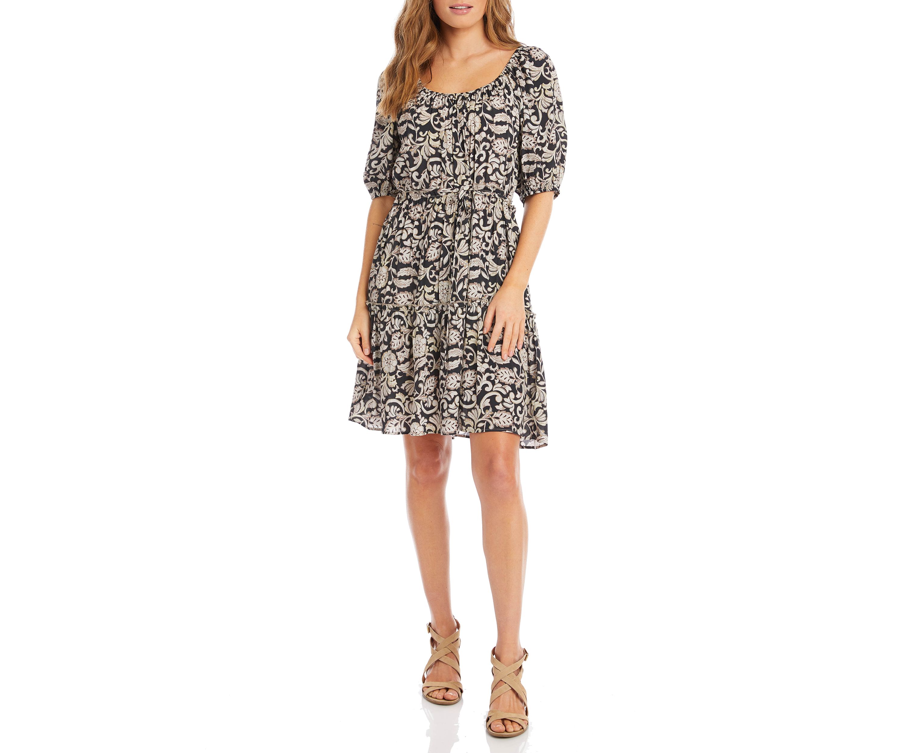 Womens Tiered Short Dress