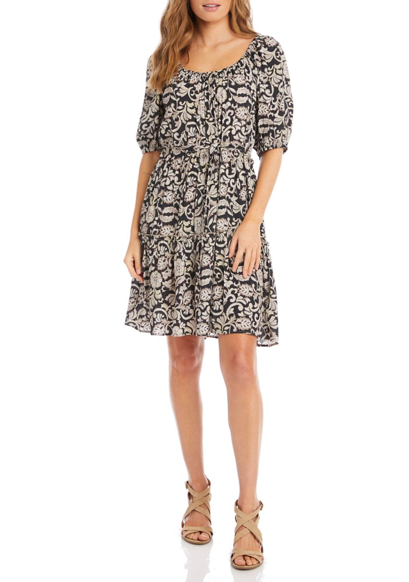 Womens Tiered Short Dress