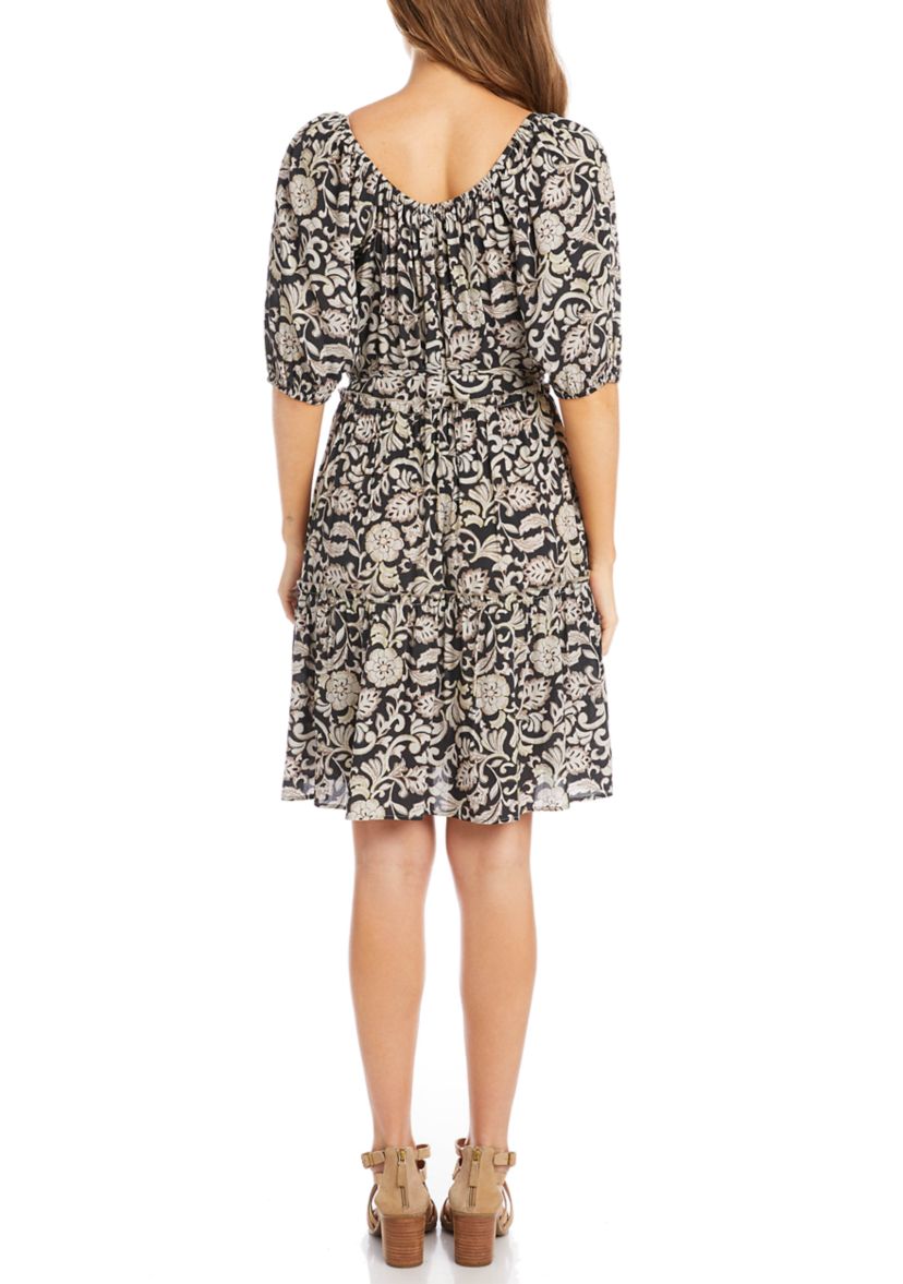Womens Tiered Short Dress