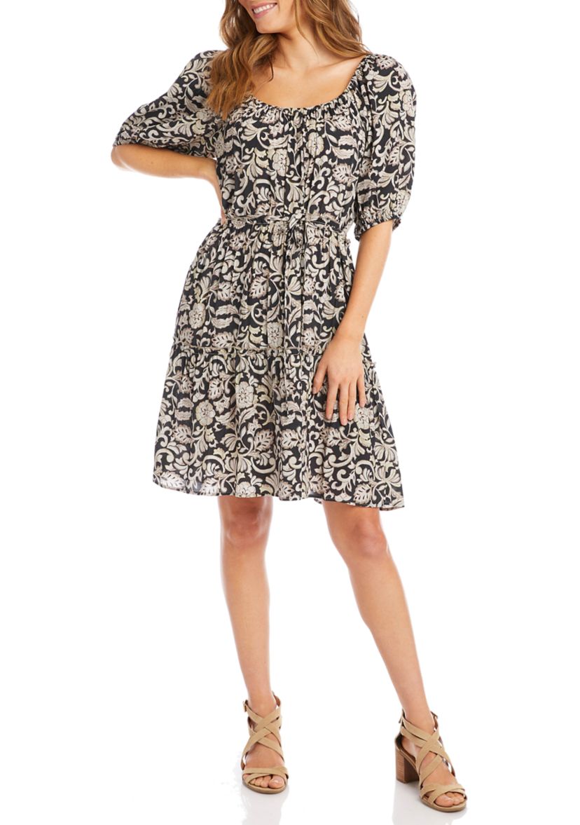 Womens Tiered Short Dress
