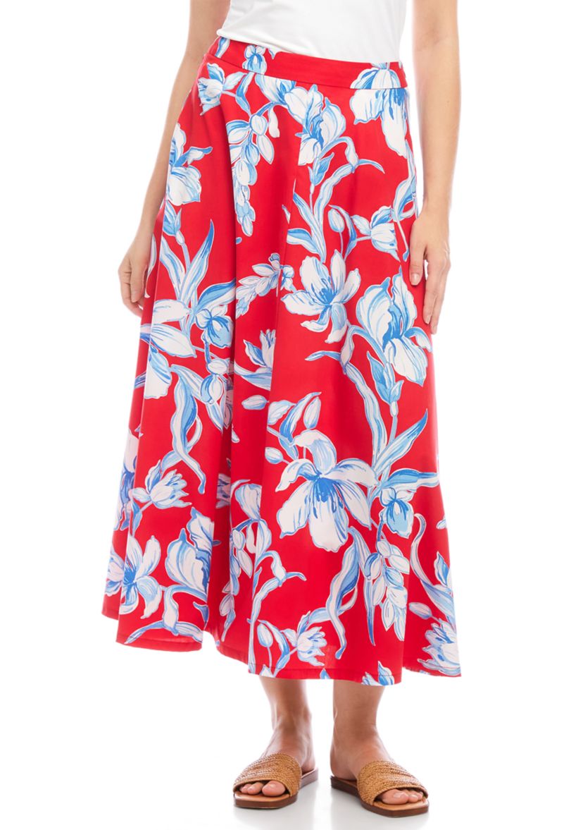 Womens Midi Circle Skirt