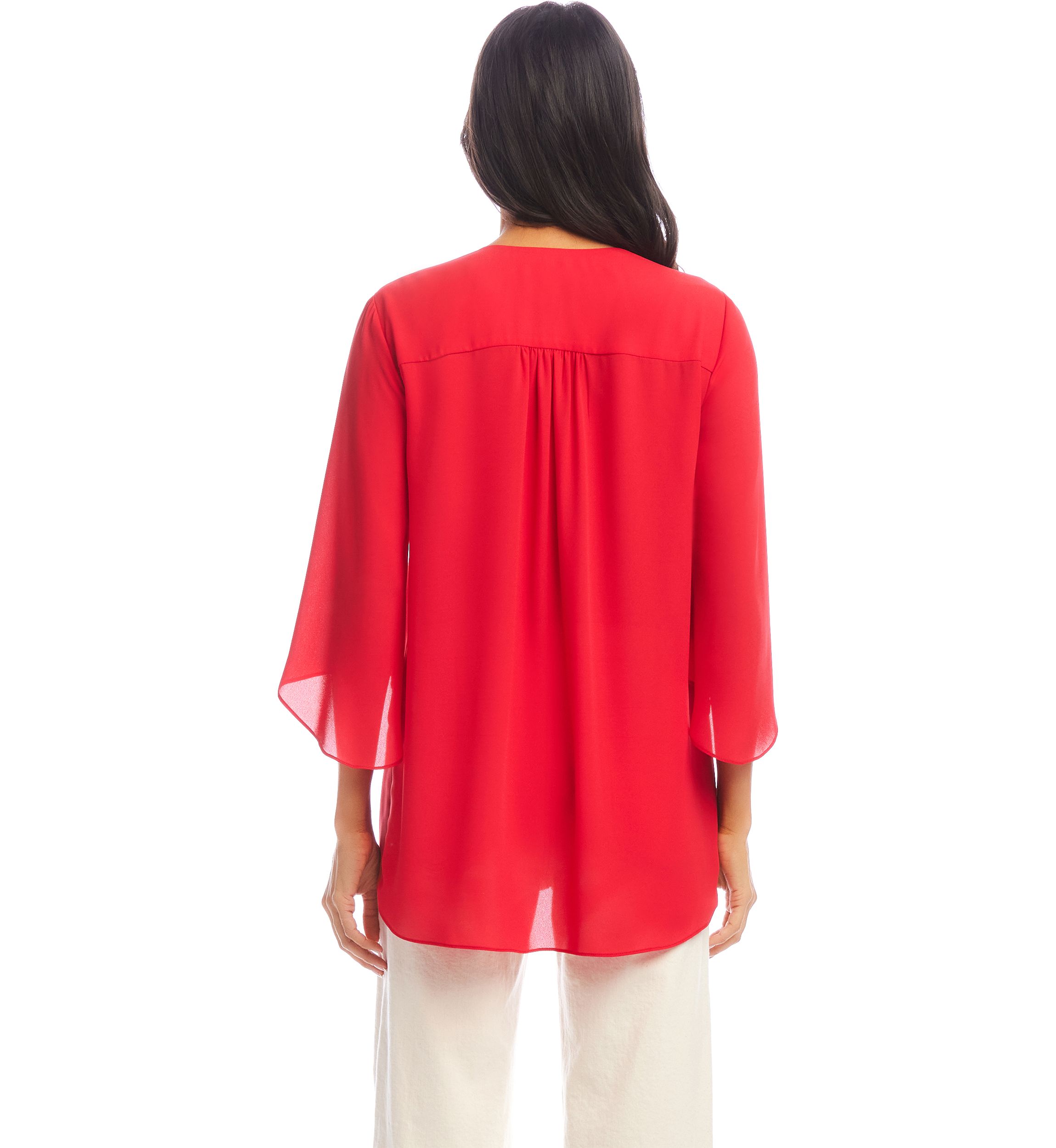 Womens Bracelet Sleeve Asymmetric Top
