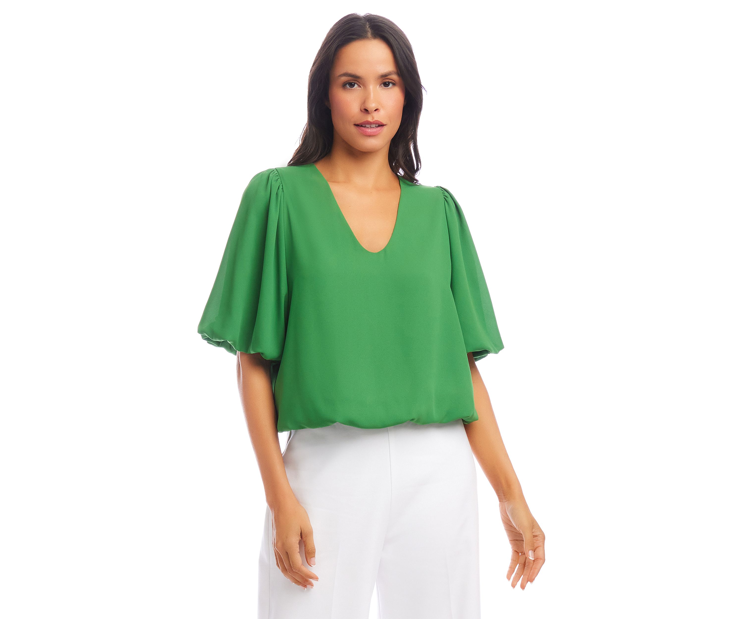 Womens Puff Sleeve Top