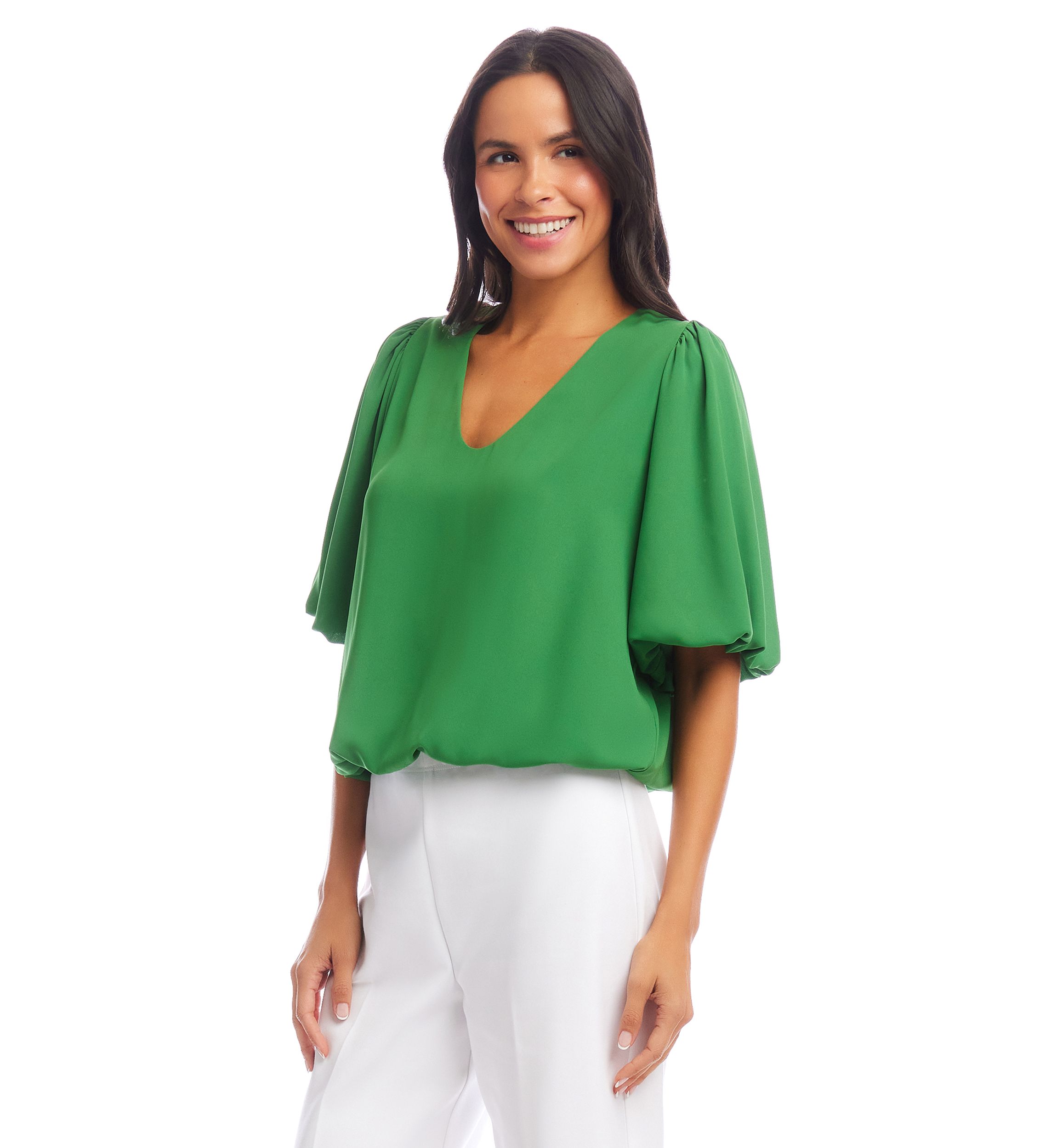 Womens Puff Sleeve Top