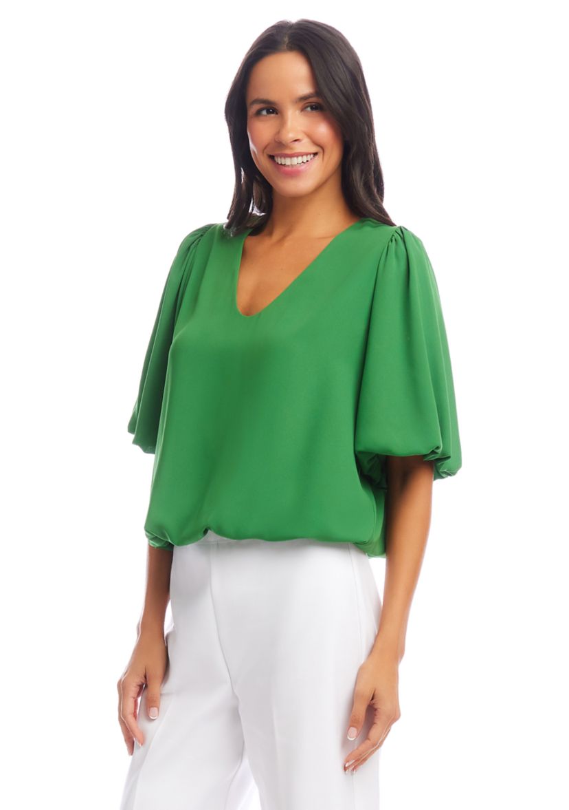 Womens Puff Sleeve Top