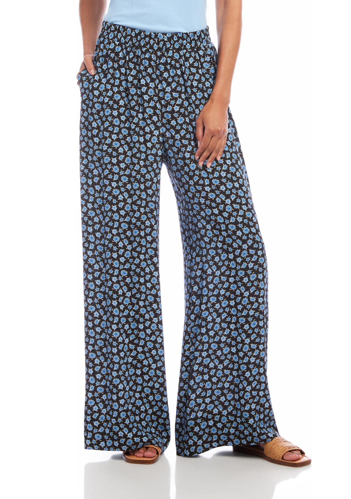 Womens Wide-Leg Pants
