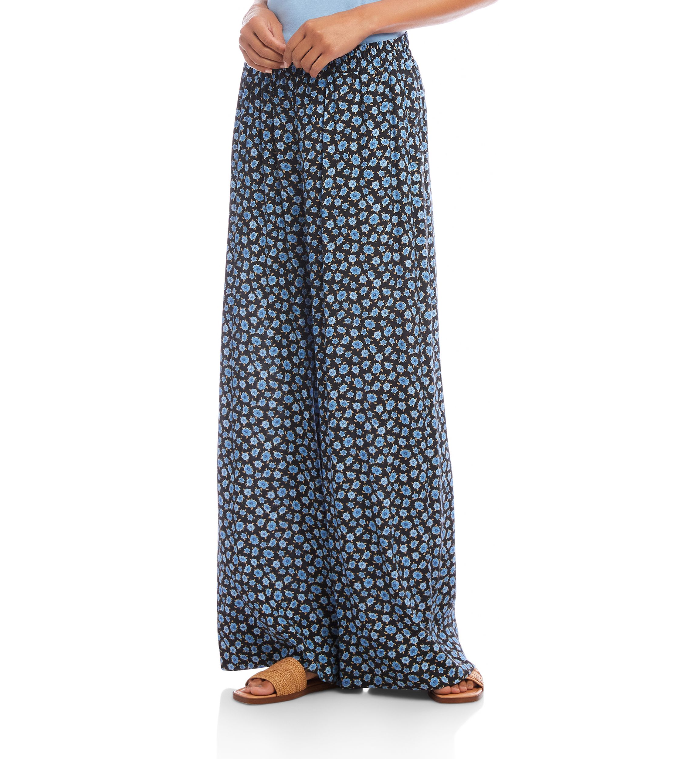 Womens Wide-Leg Pants
