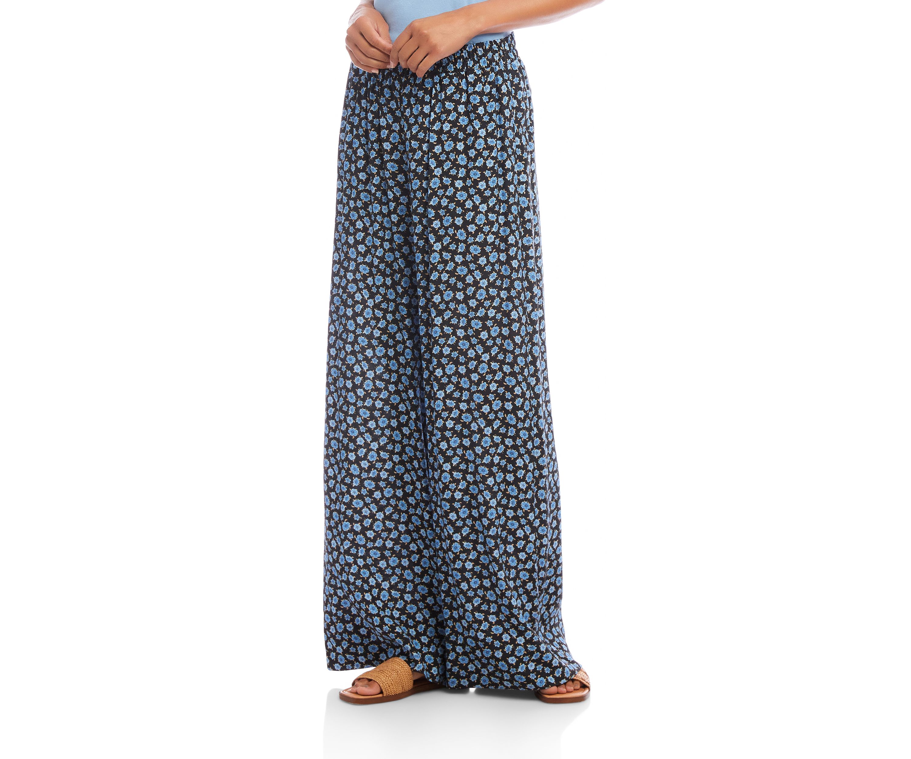 Womens Wide-Leg Pants