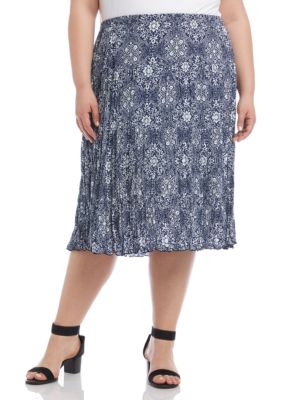 Karen kane crushed 2025 tiered maxi skirt