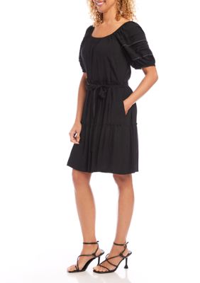 Women's Short Sleeve Tiered Dress