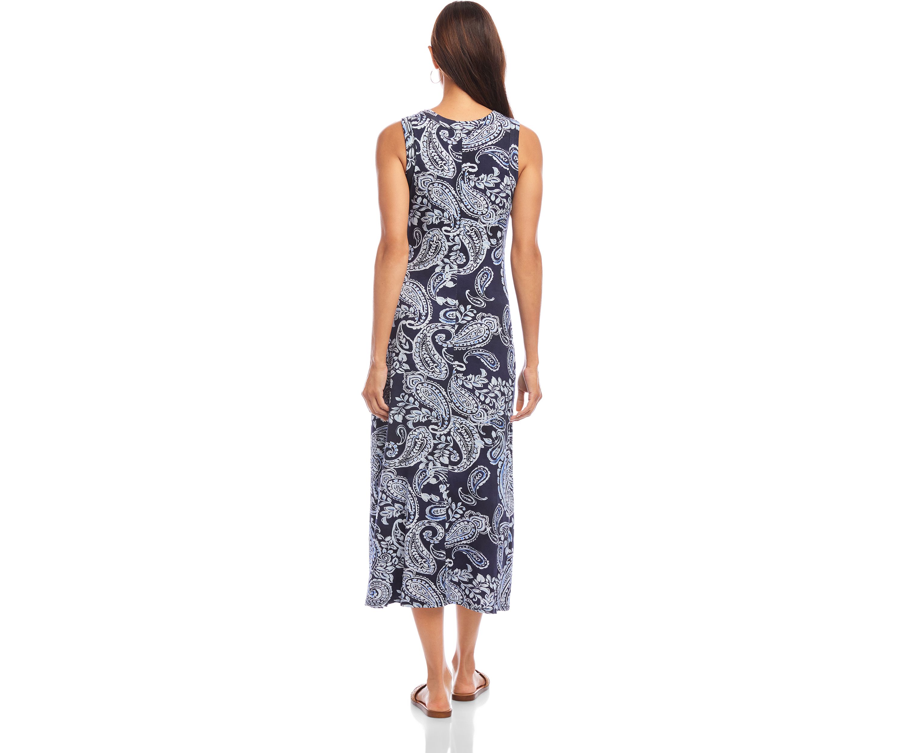 Petite Size Sleeveless Midi Dress