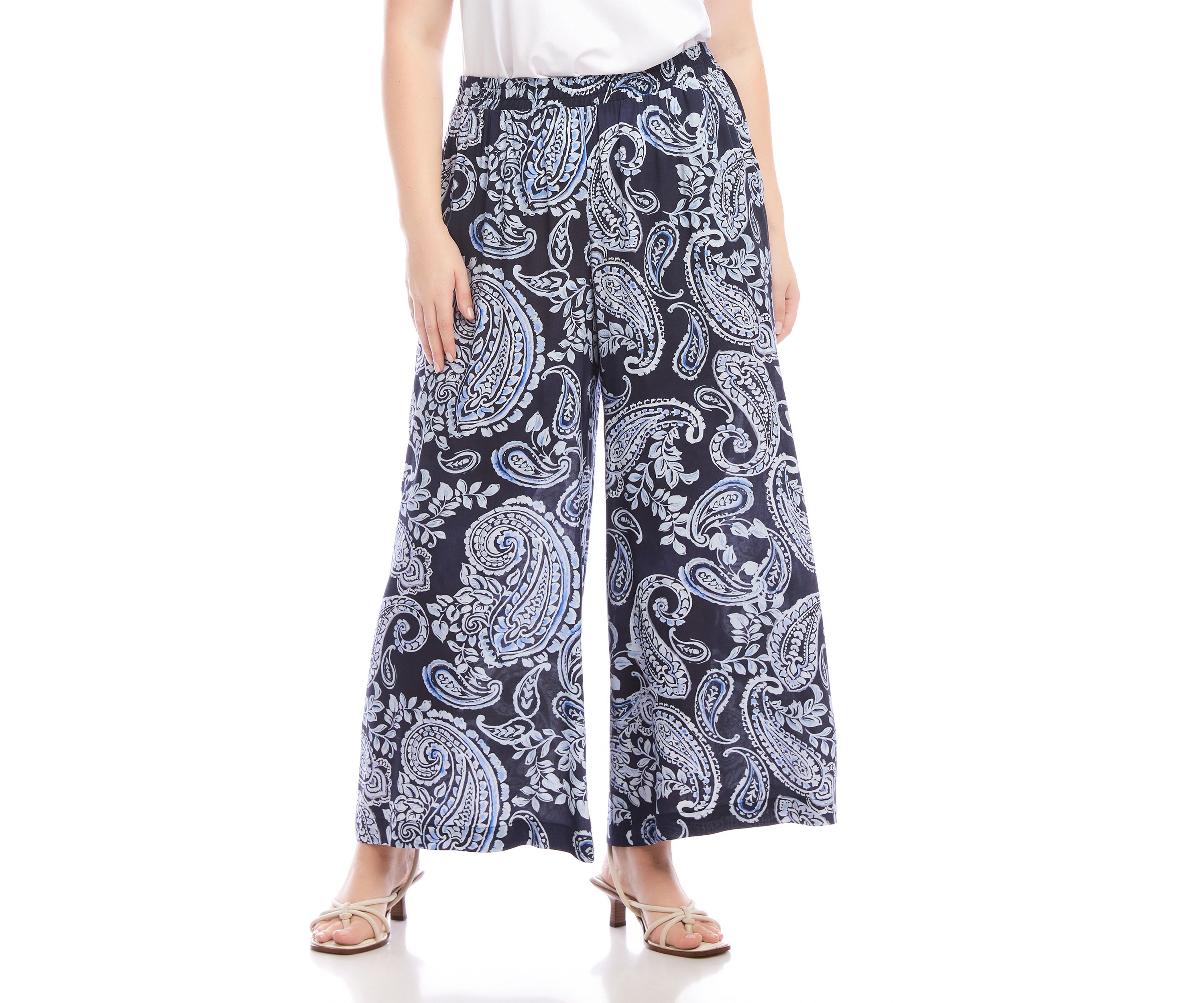Plus Size Wide-Leg Pants