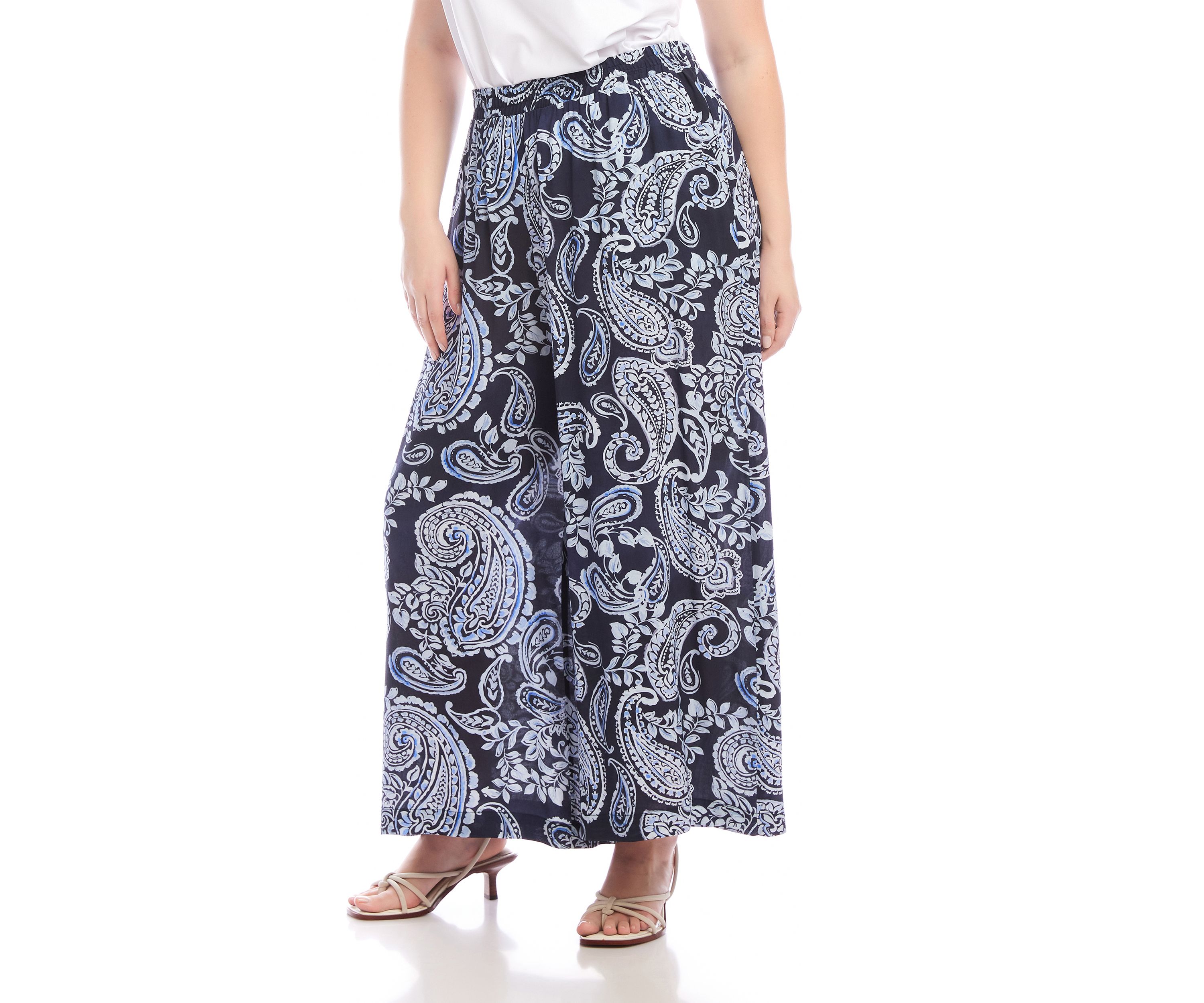 Plus Size Wide-Leg Pants