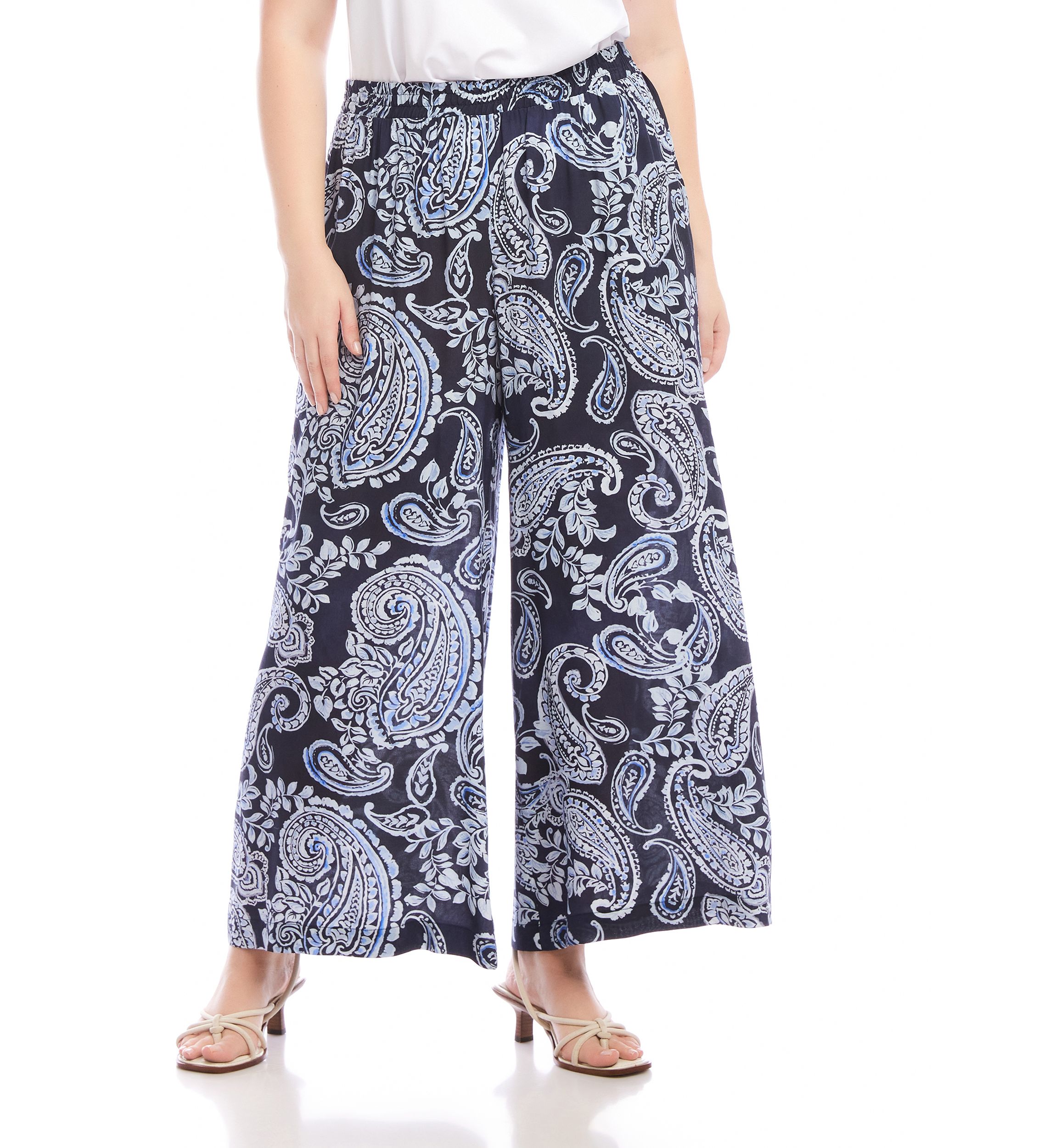 Womens Wide-Leg Pants
