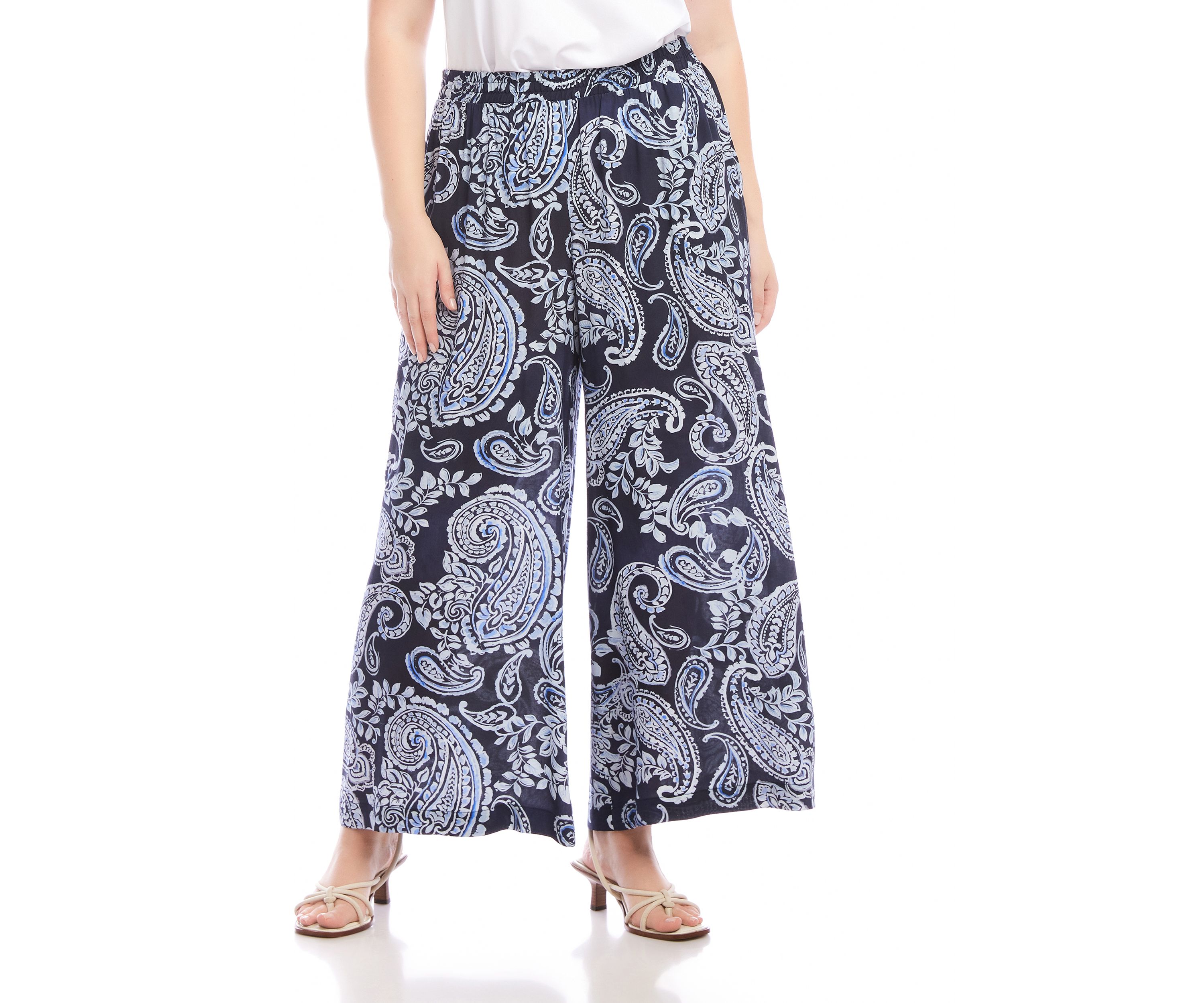 Womens Wide-Leg Pants
