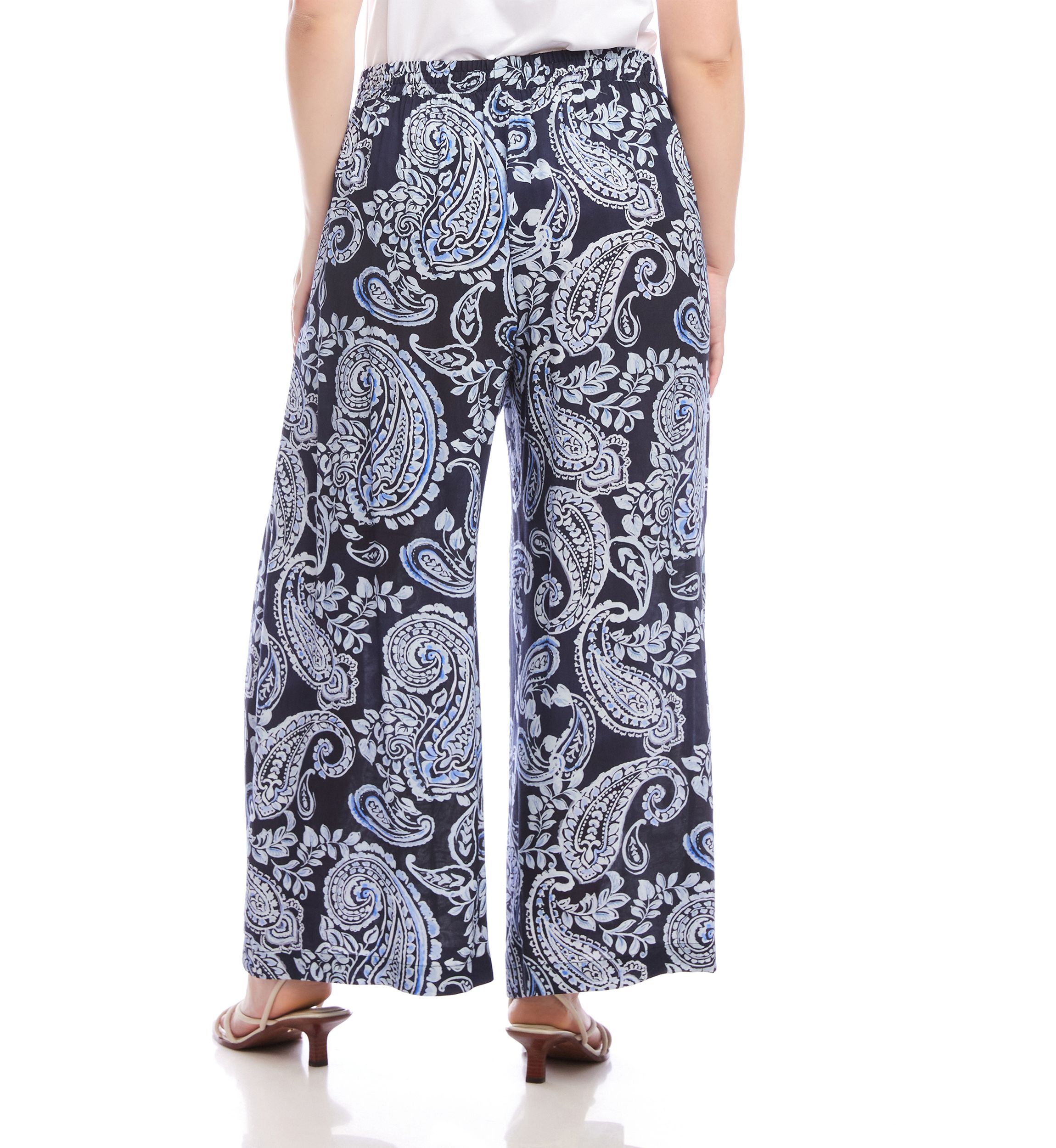 Womens Wide-Leg Pants