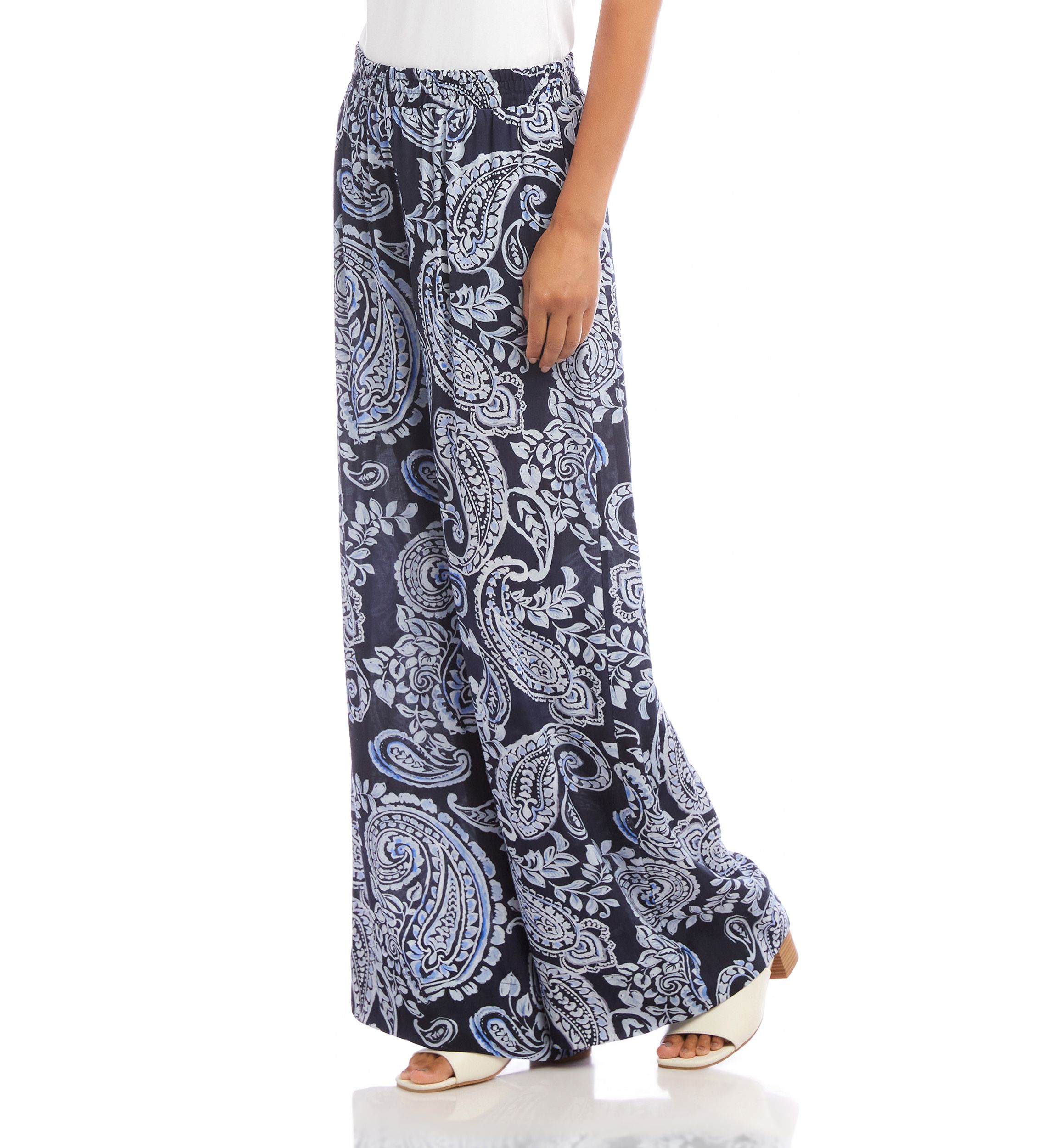 Womens Wide-Leg Pants