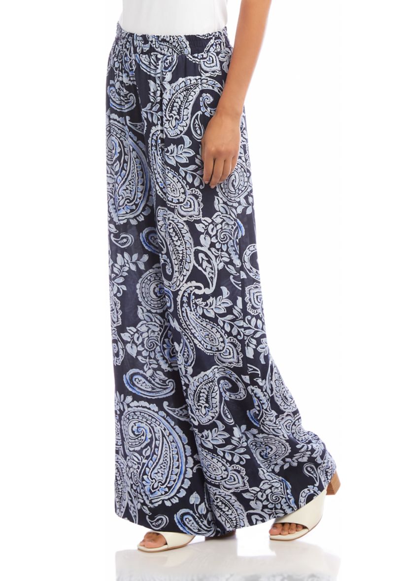 Womens Wide-Leg Pants