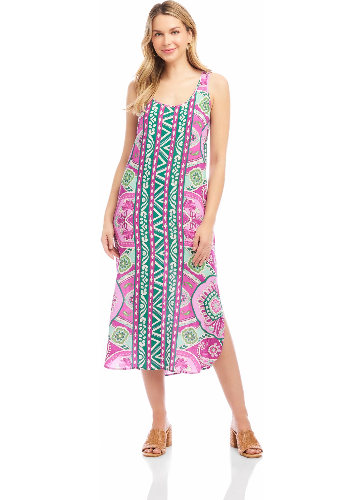 Petite Size Side-Slit Tank Dress