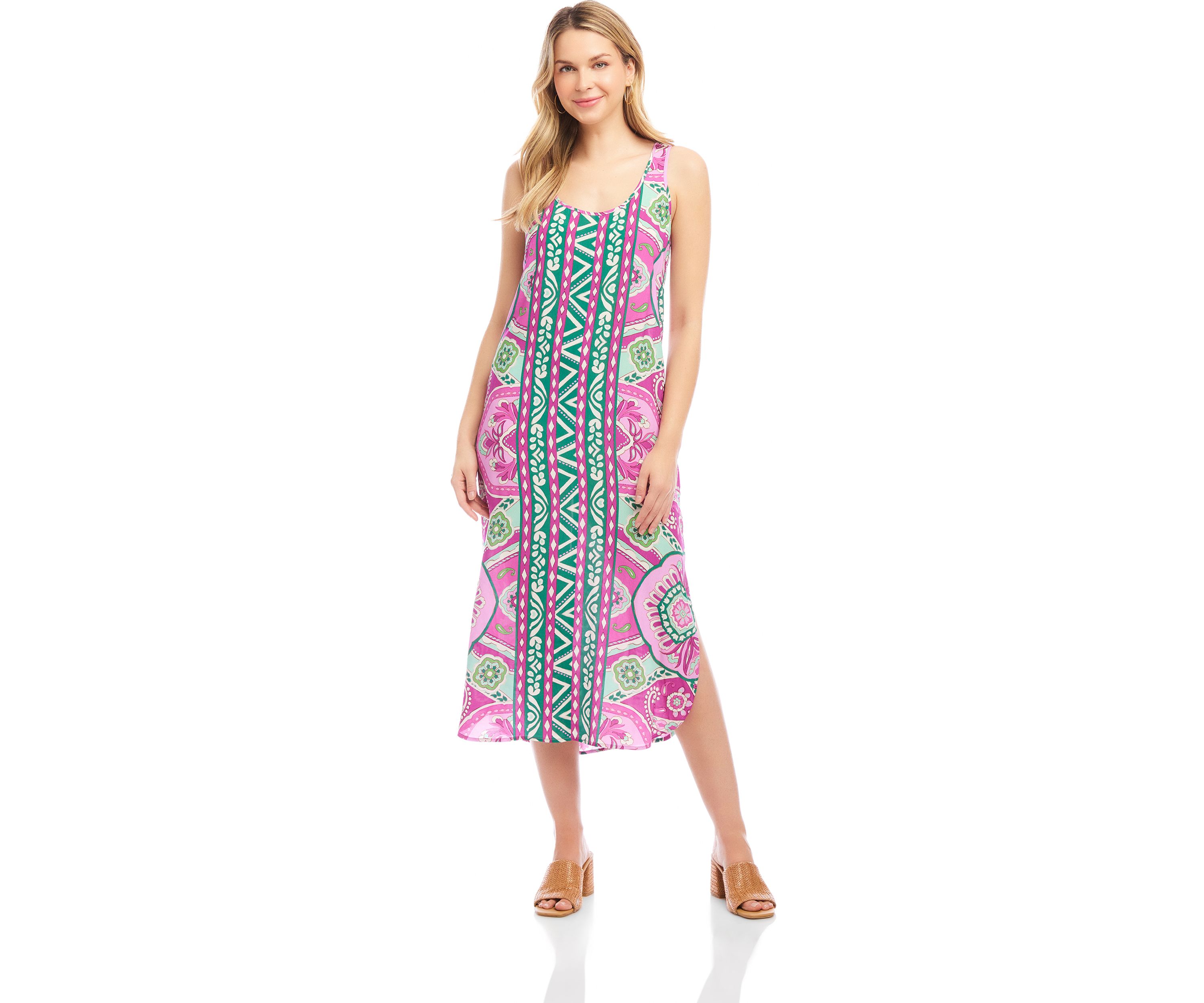 Petite Size Side-Slit Tank Dress
