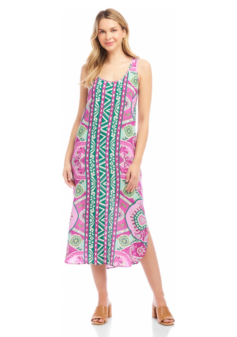 Womens Side Slit Tank Dress